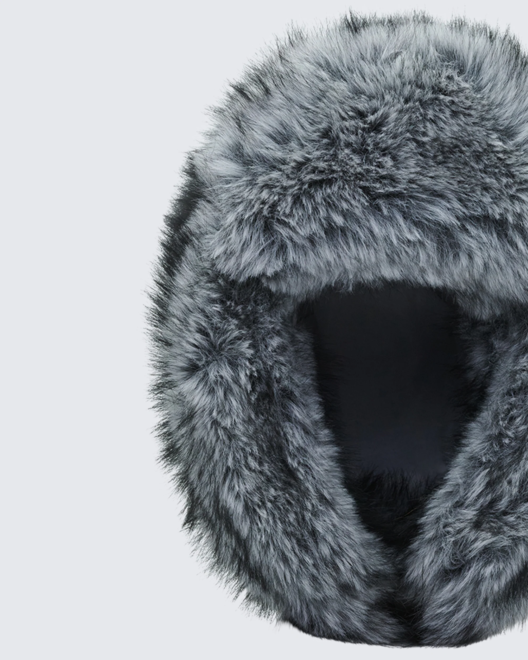 Liza Grey Faux Fur Trapper Hat - Image 2