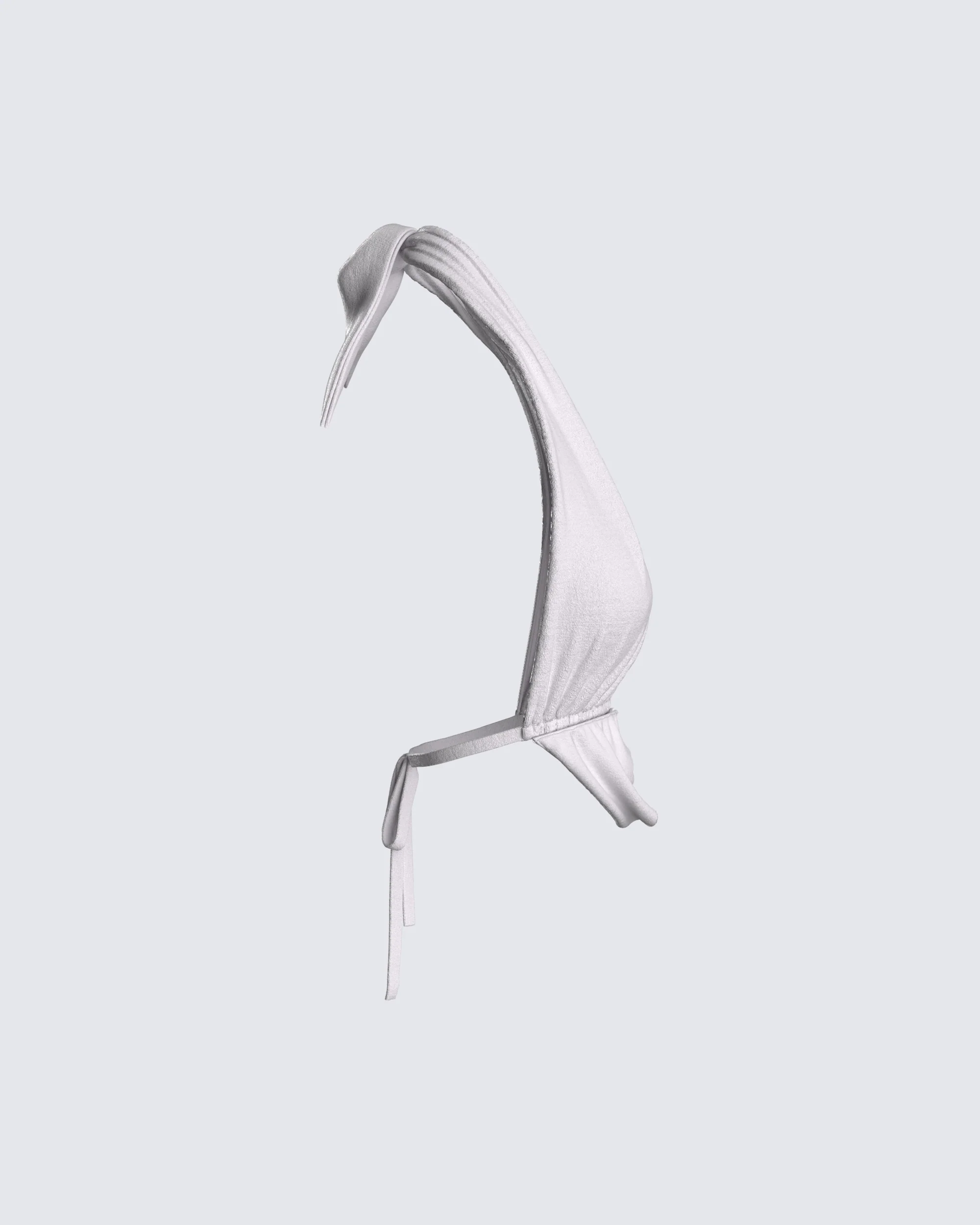 Lourdes Grey Jersey Halter Top - Image 2