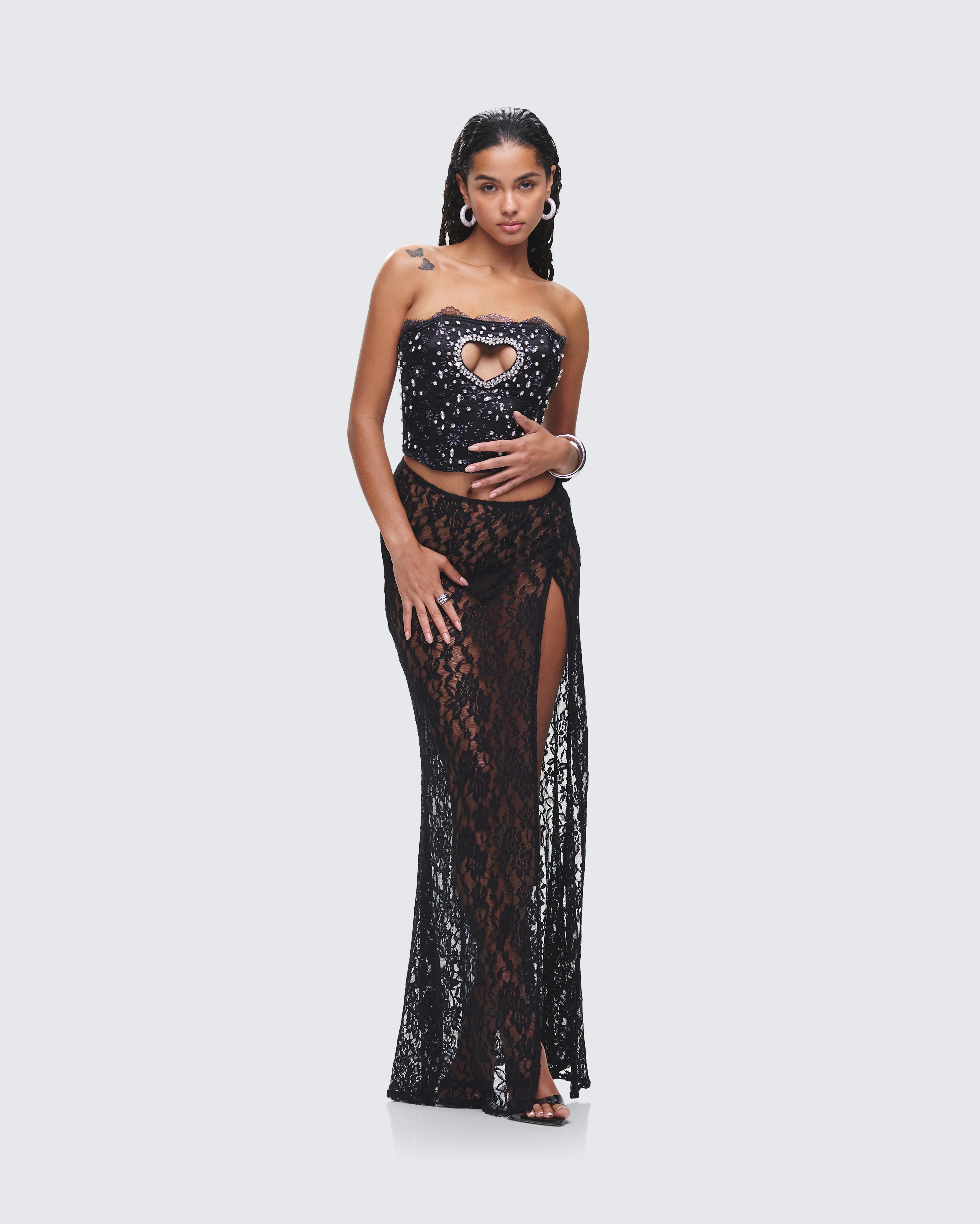 Love Black Maxi Set - Image 5