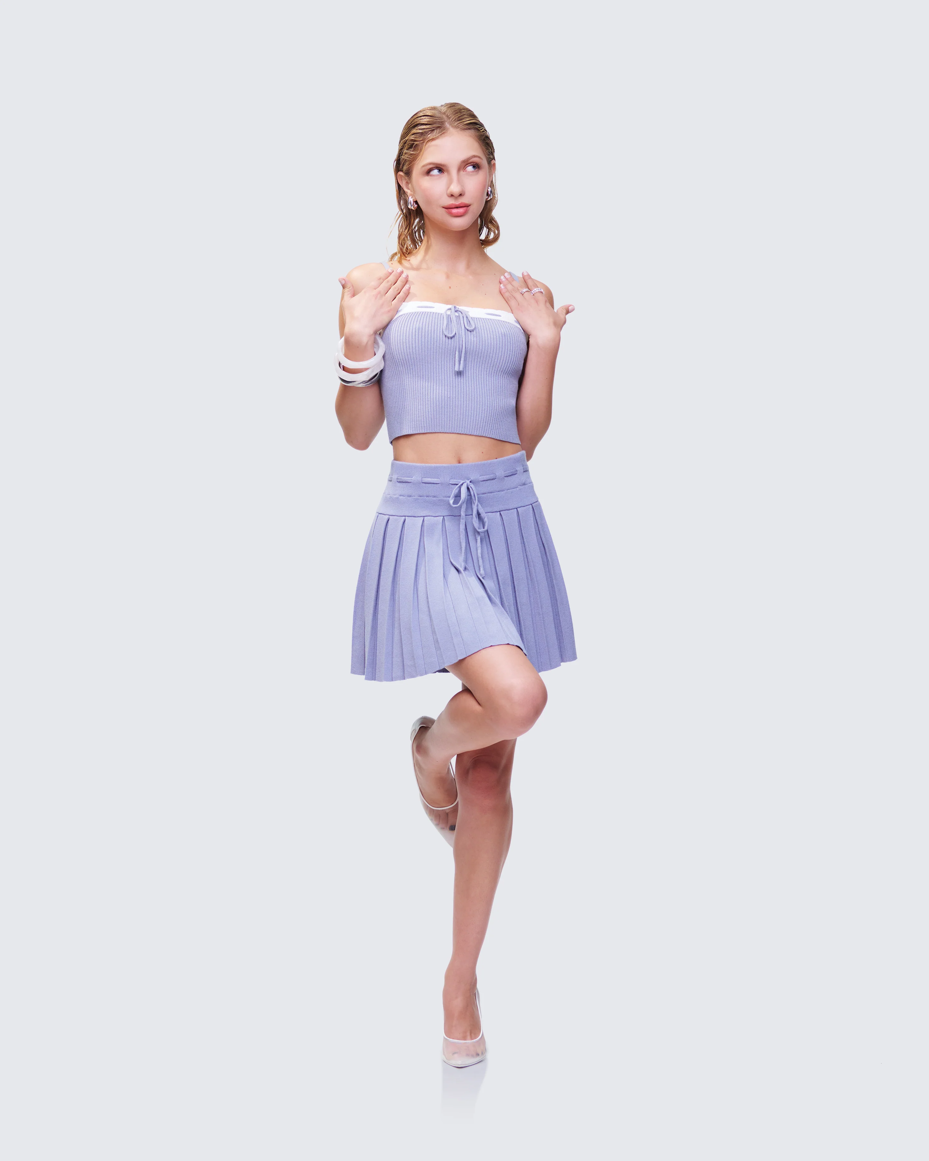 Lucien Blue Knitted Set - Image 3