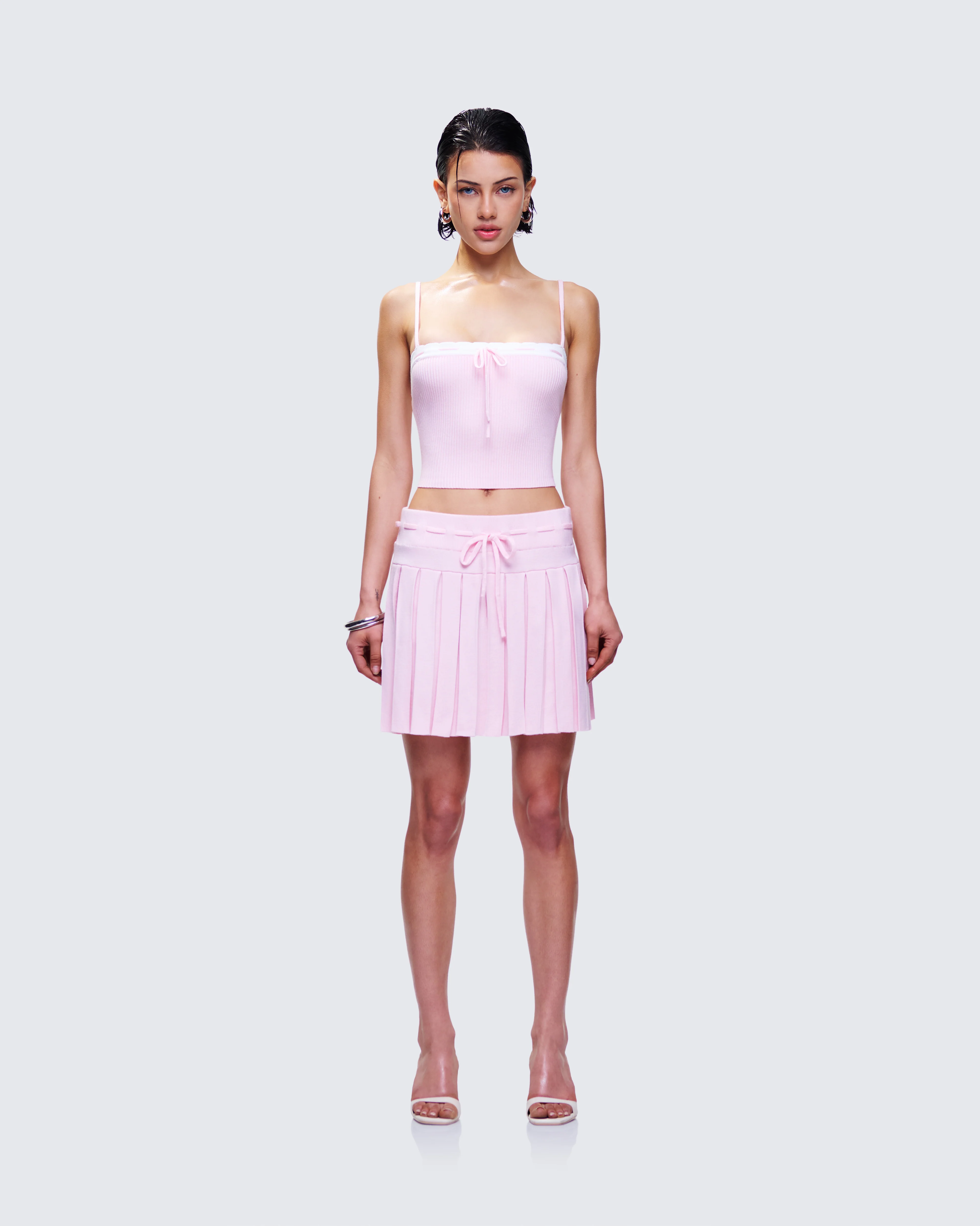 Lucien Pink Knitted Set - Image 2