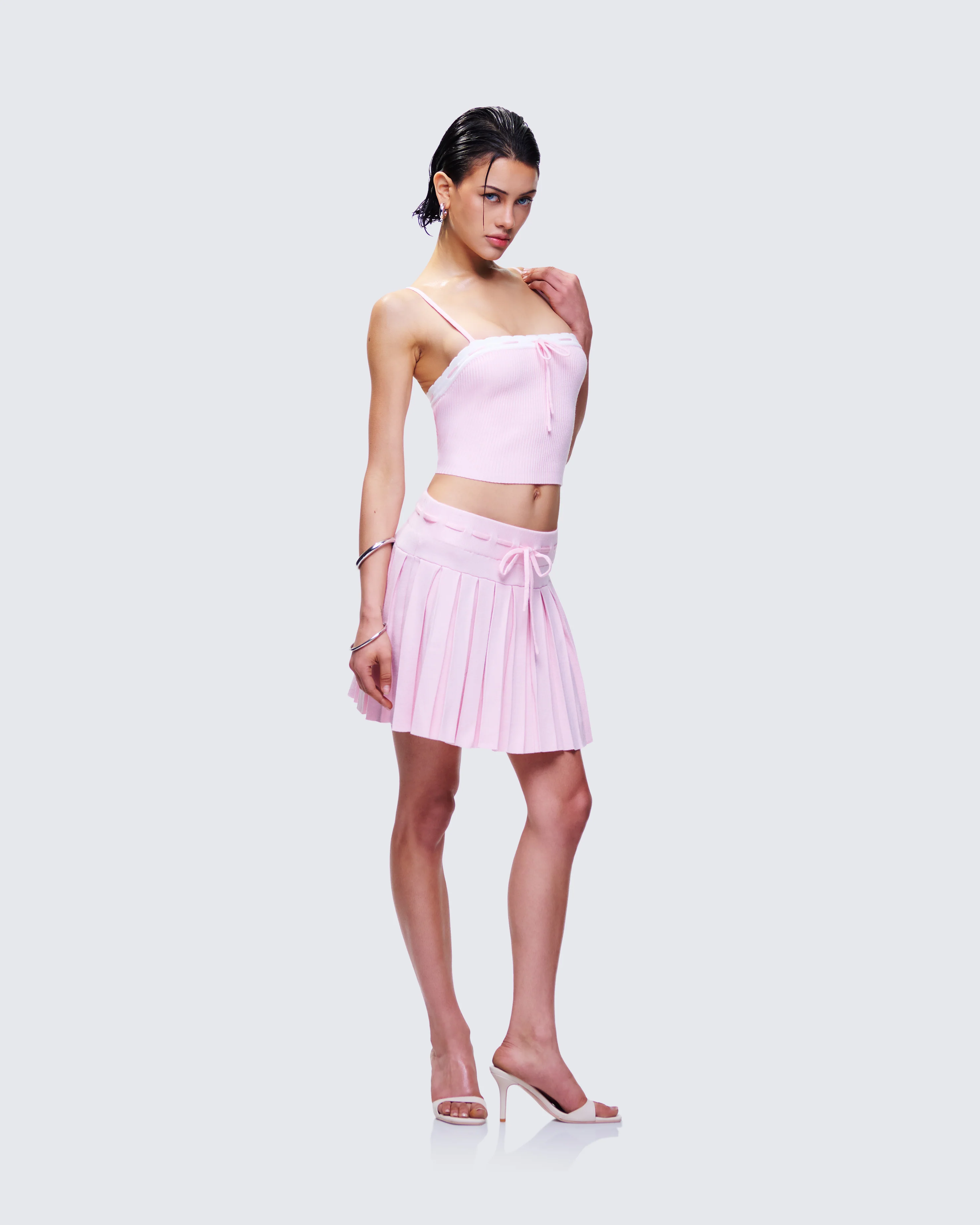 Lucien Pink Knitted Set - Image 3