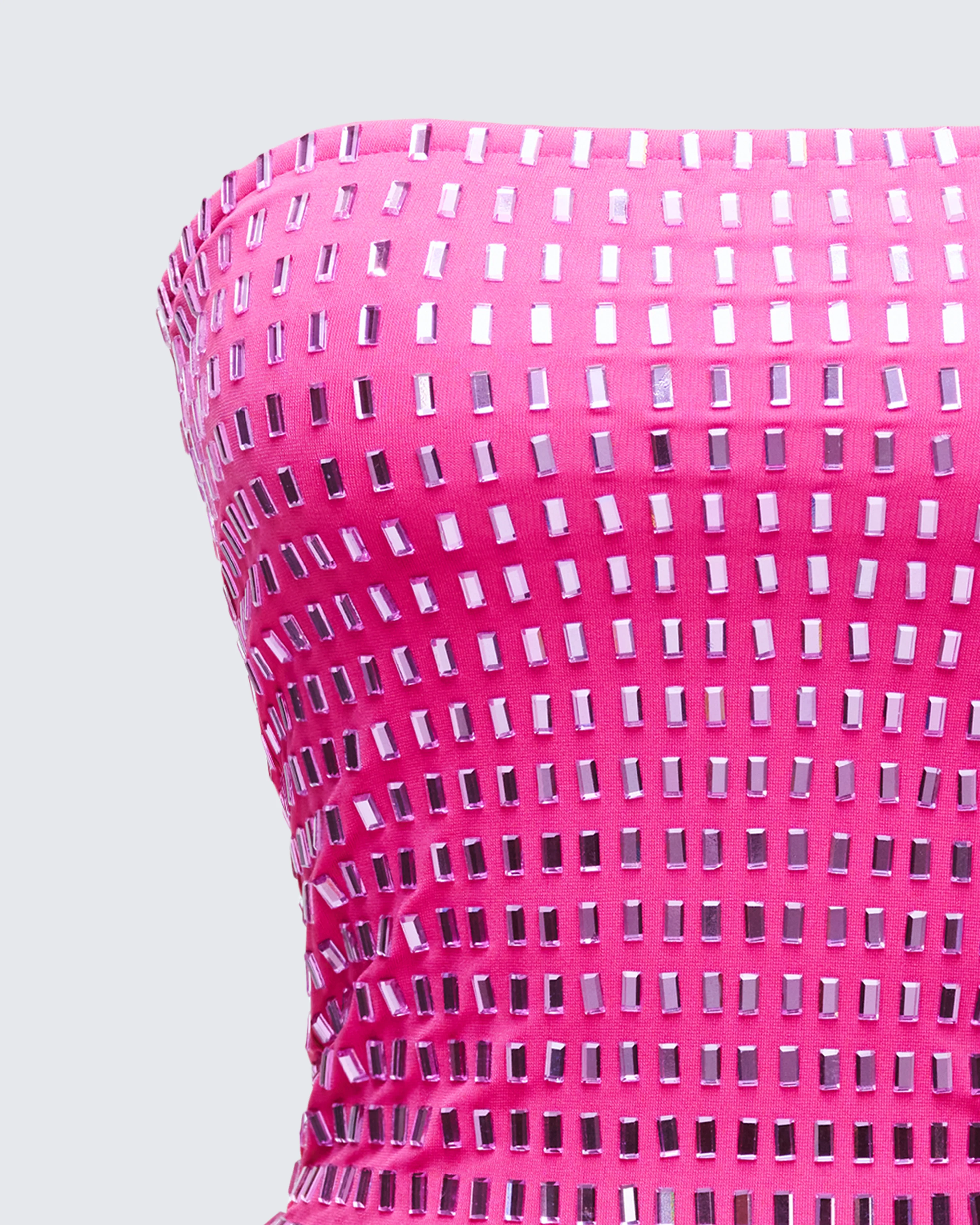 Luminosa Pink Hotfix Tube Top - Image 6