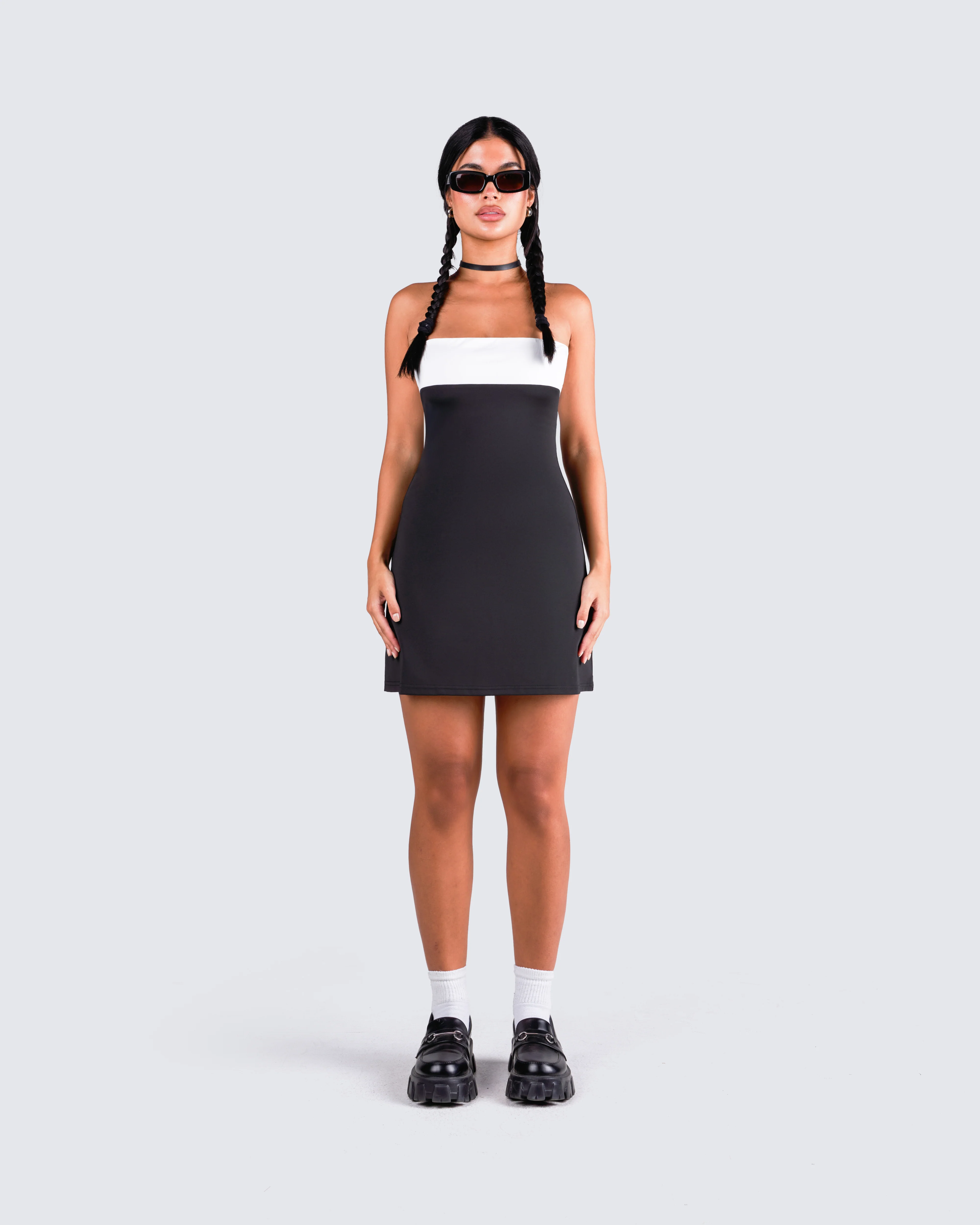 Lupita Multi Banded Mini Dress - Image 4