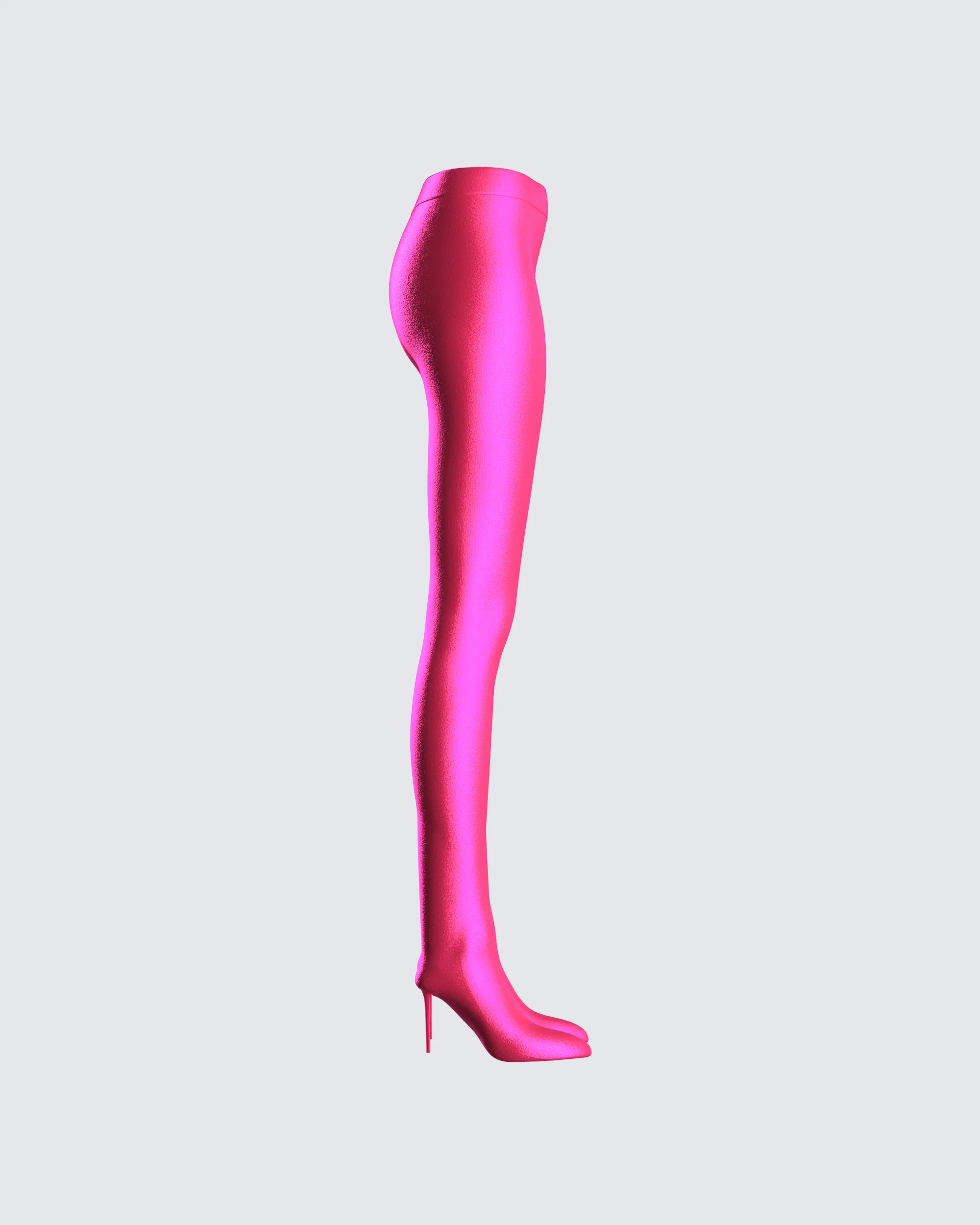 Lux Pink High Heel Leggings - Image 2