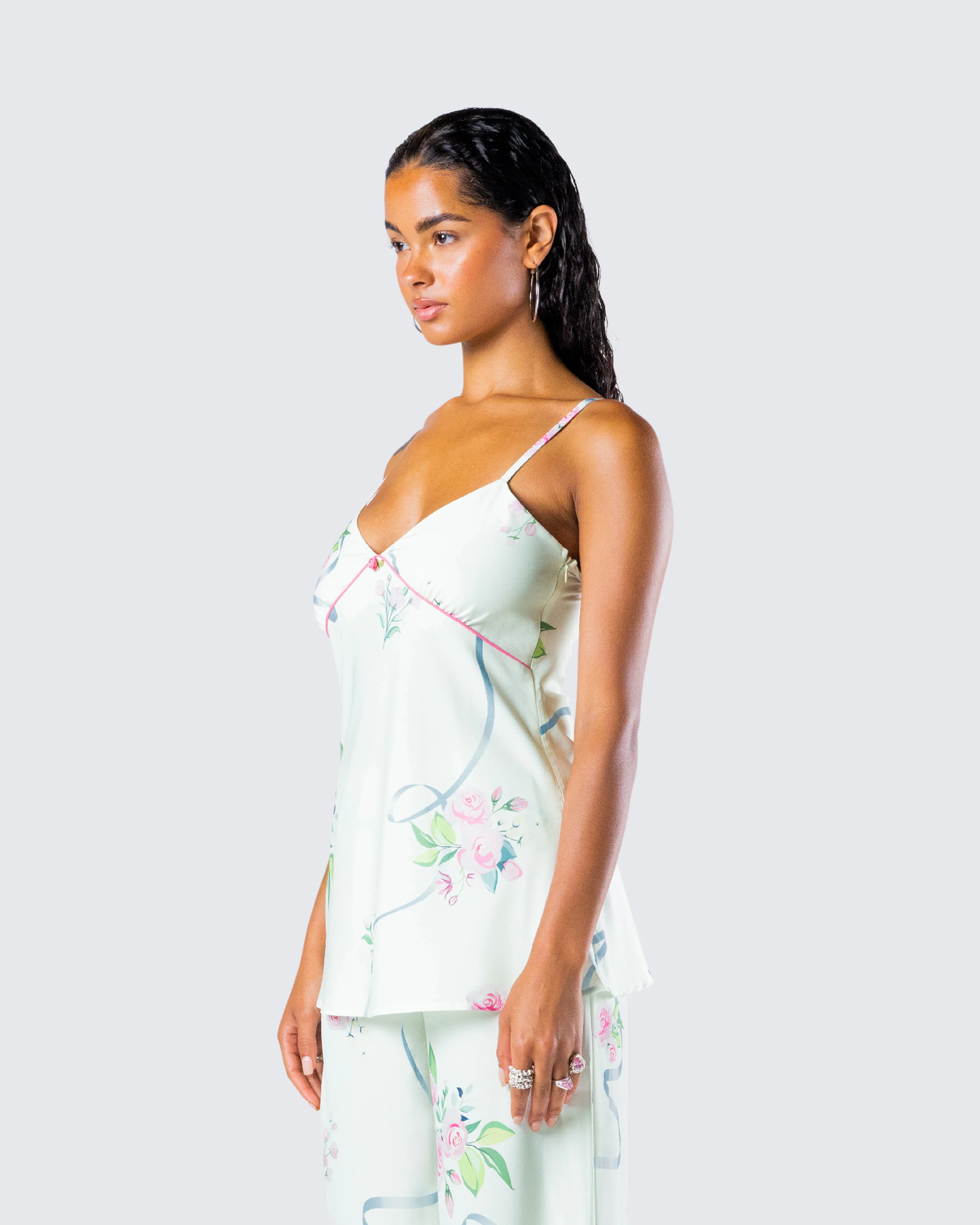 Luz Floral Print Cami Top - Image 5