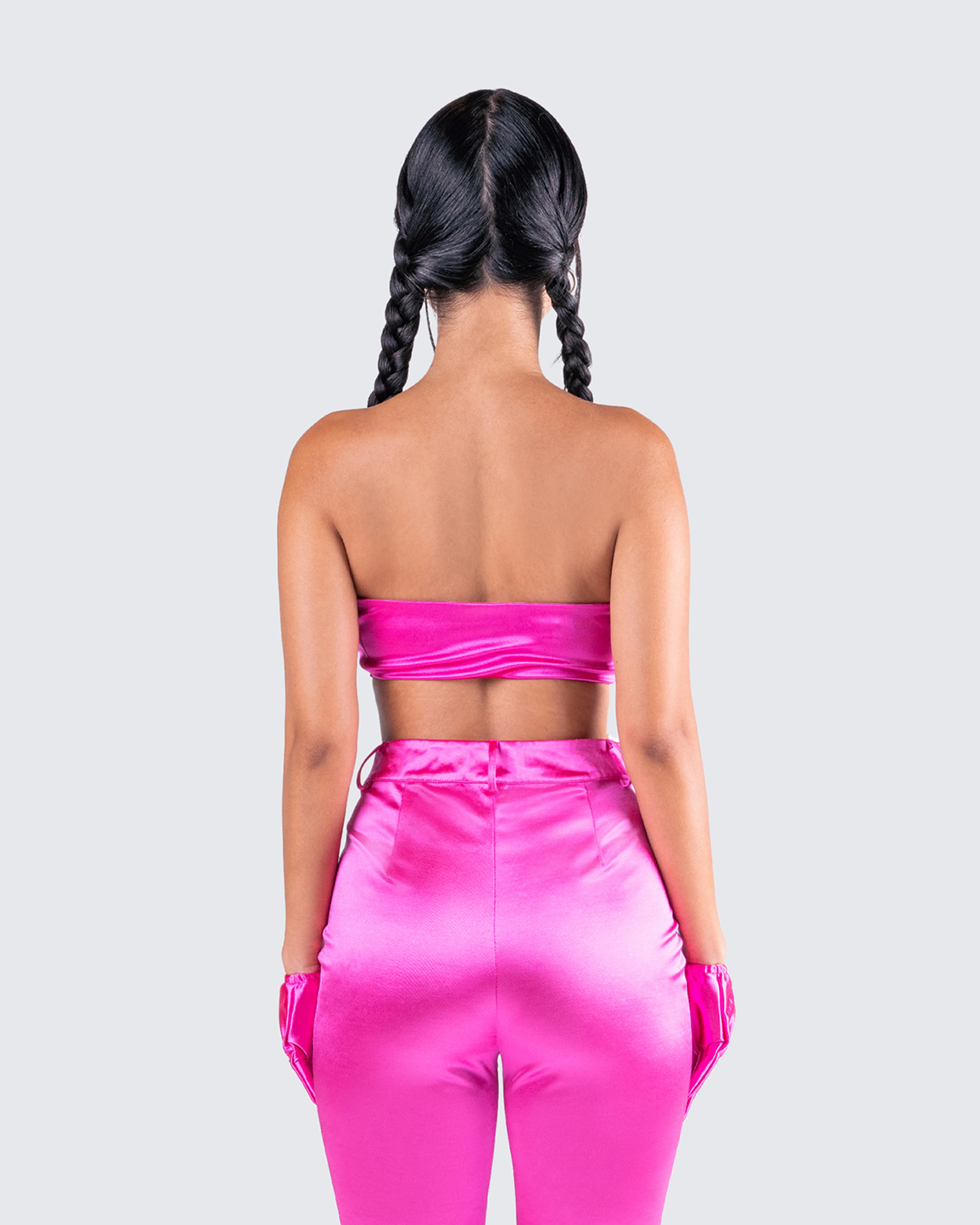 Lydia Magenta Top & Gloves - Image 7