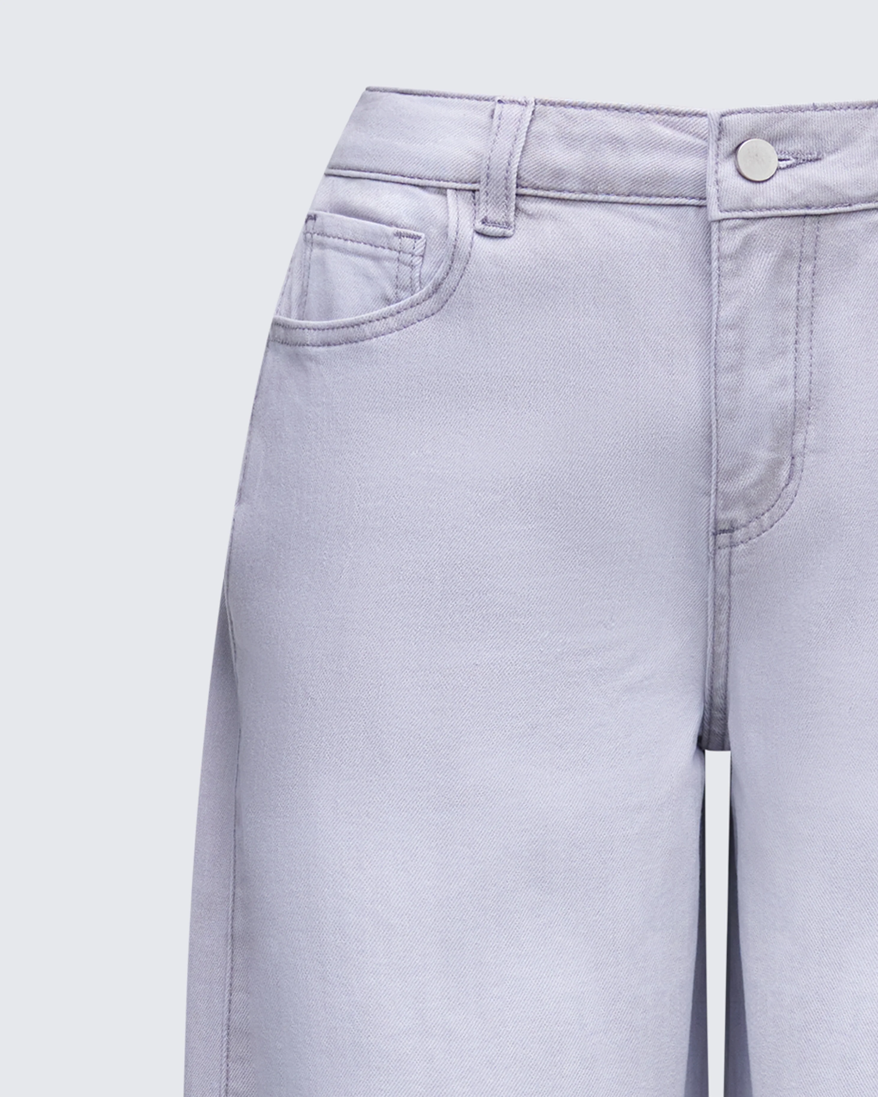Lysandra Washed Grey Pleat Inset Jean - Image 6