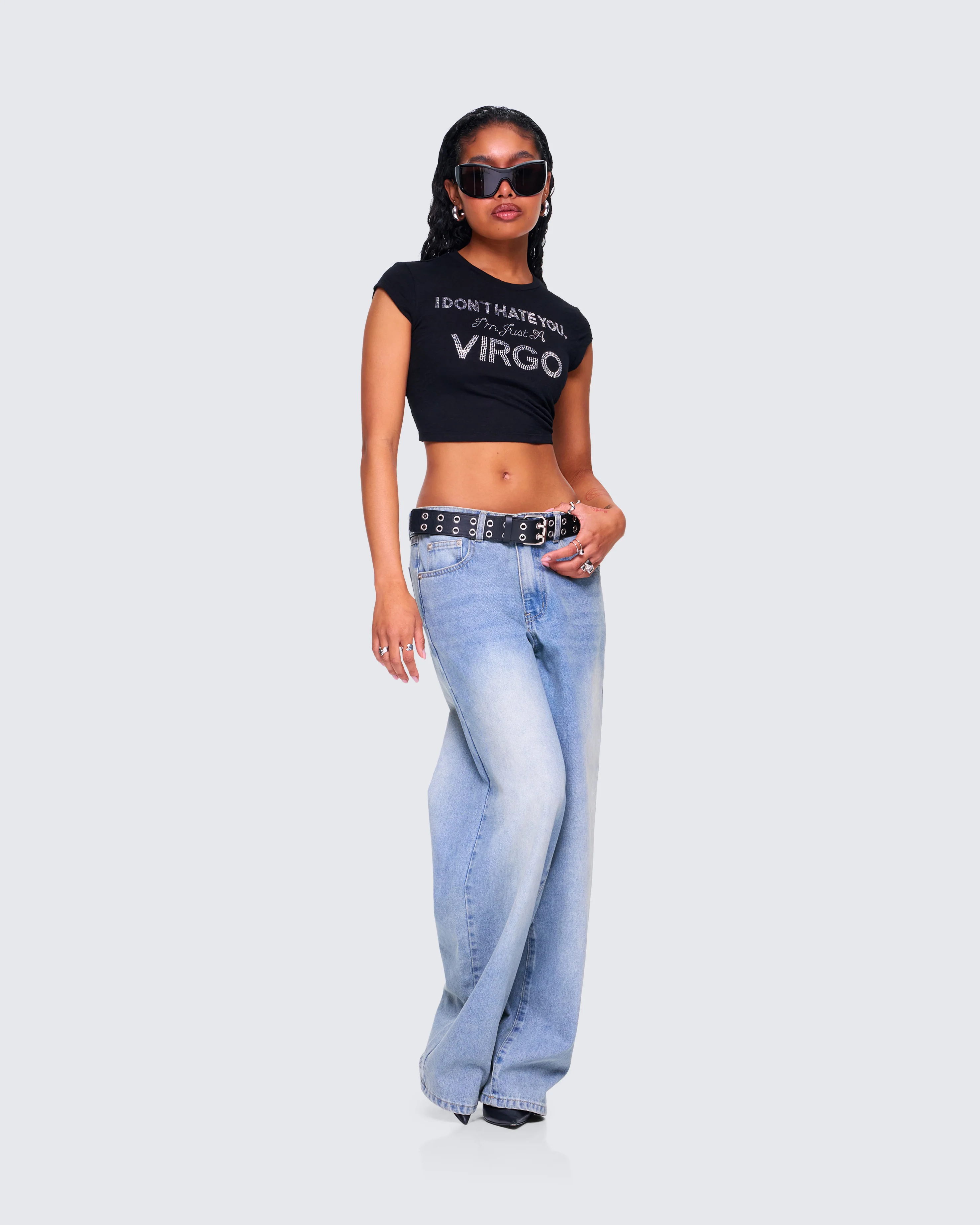 Macie Black Virgo Graphic Top - Image 8