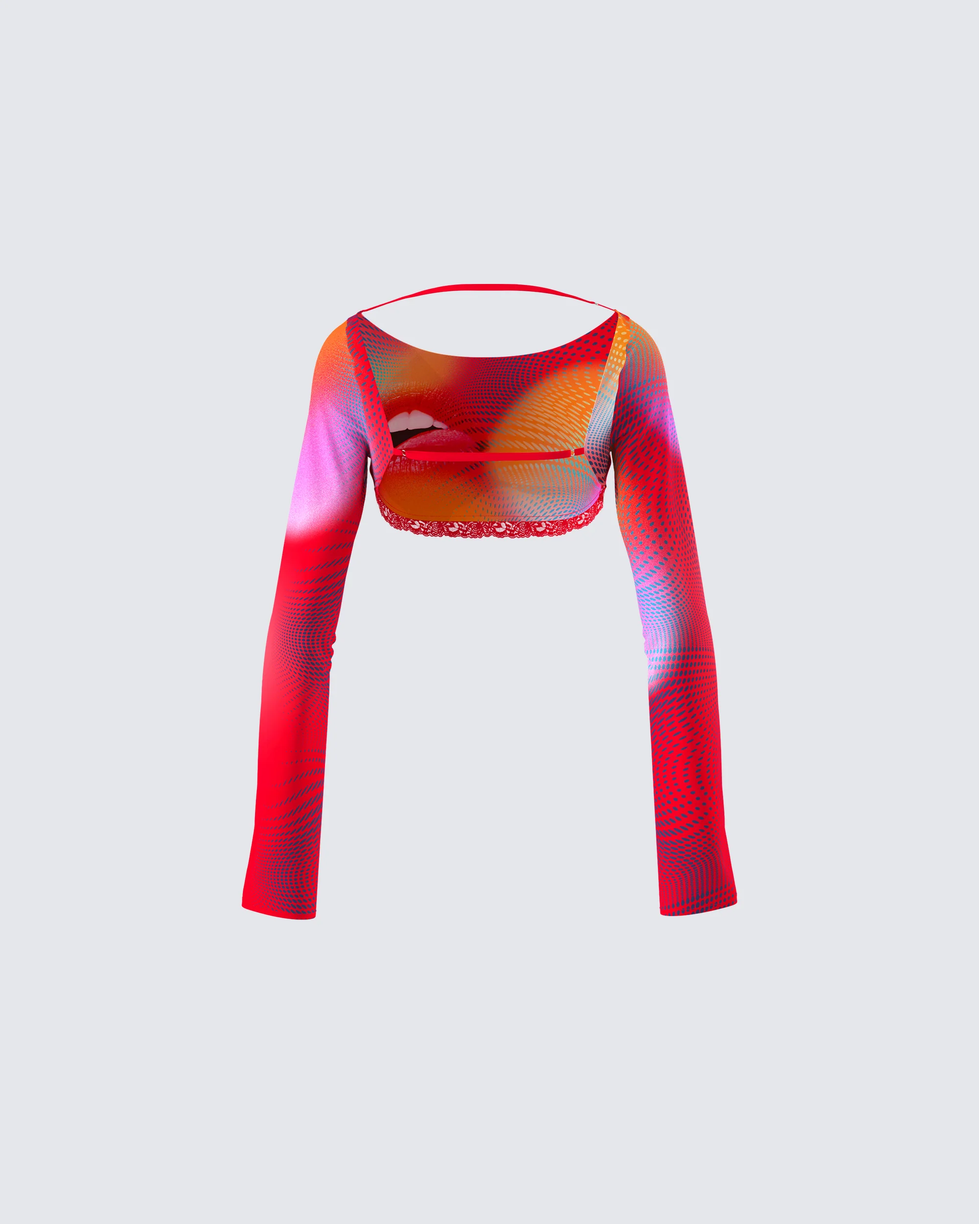 Maddox Abstract Print Top - Image 3