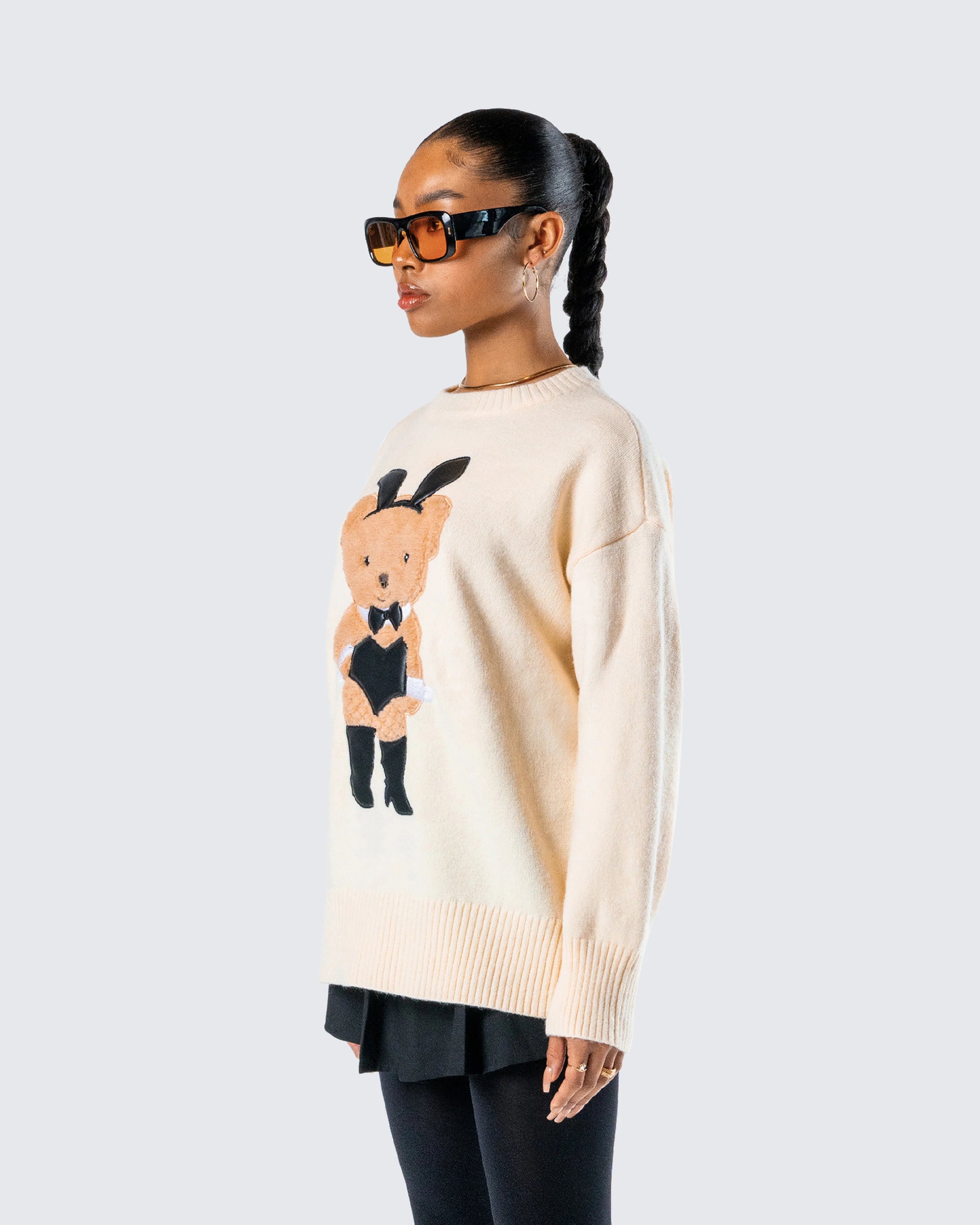 Magnolia Cream Sweater Knit Top - Image 5