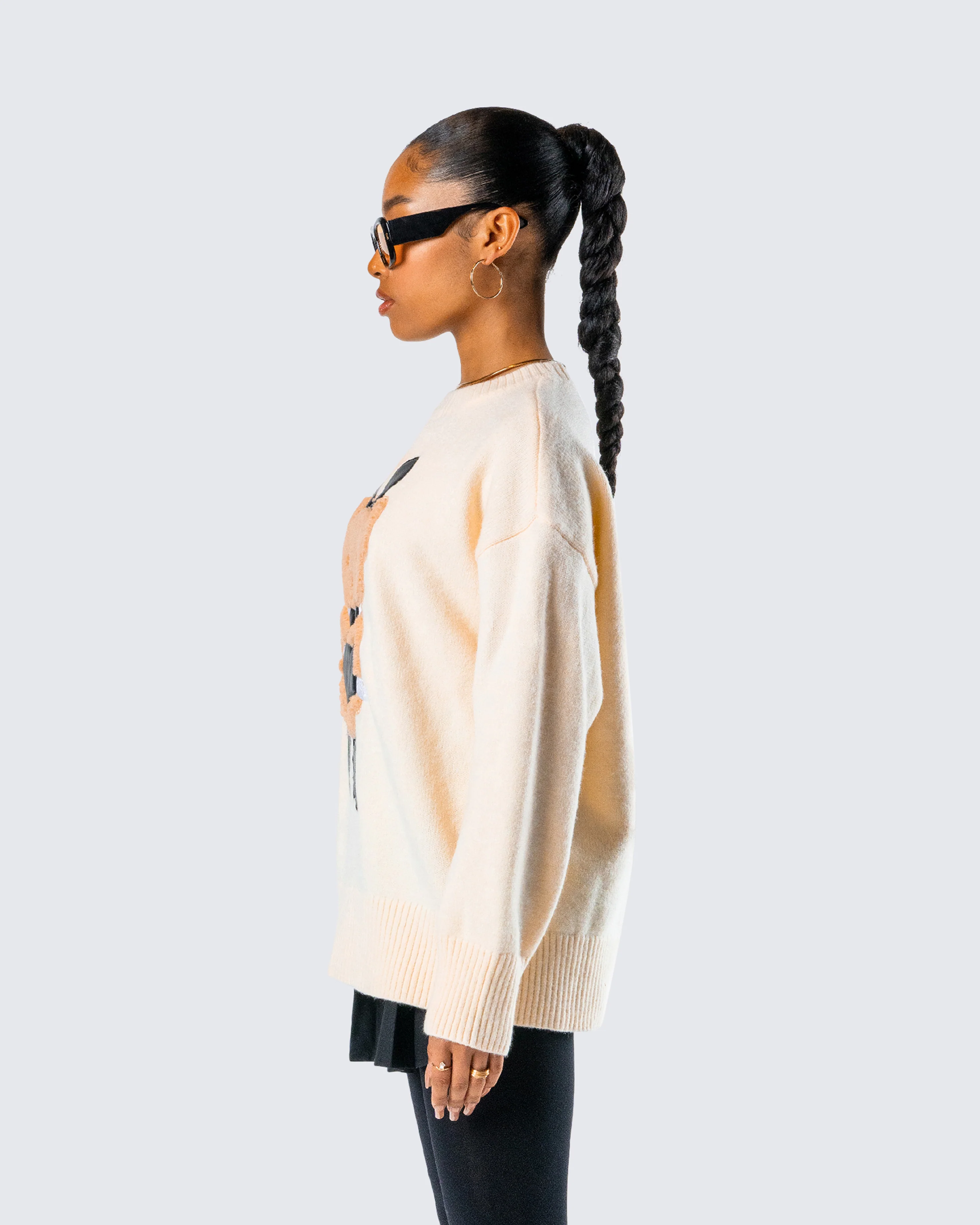 Magnolia Cream Sweater Knit Top - Image 6