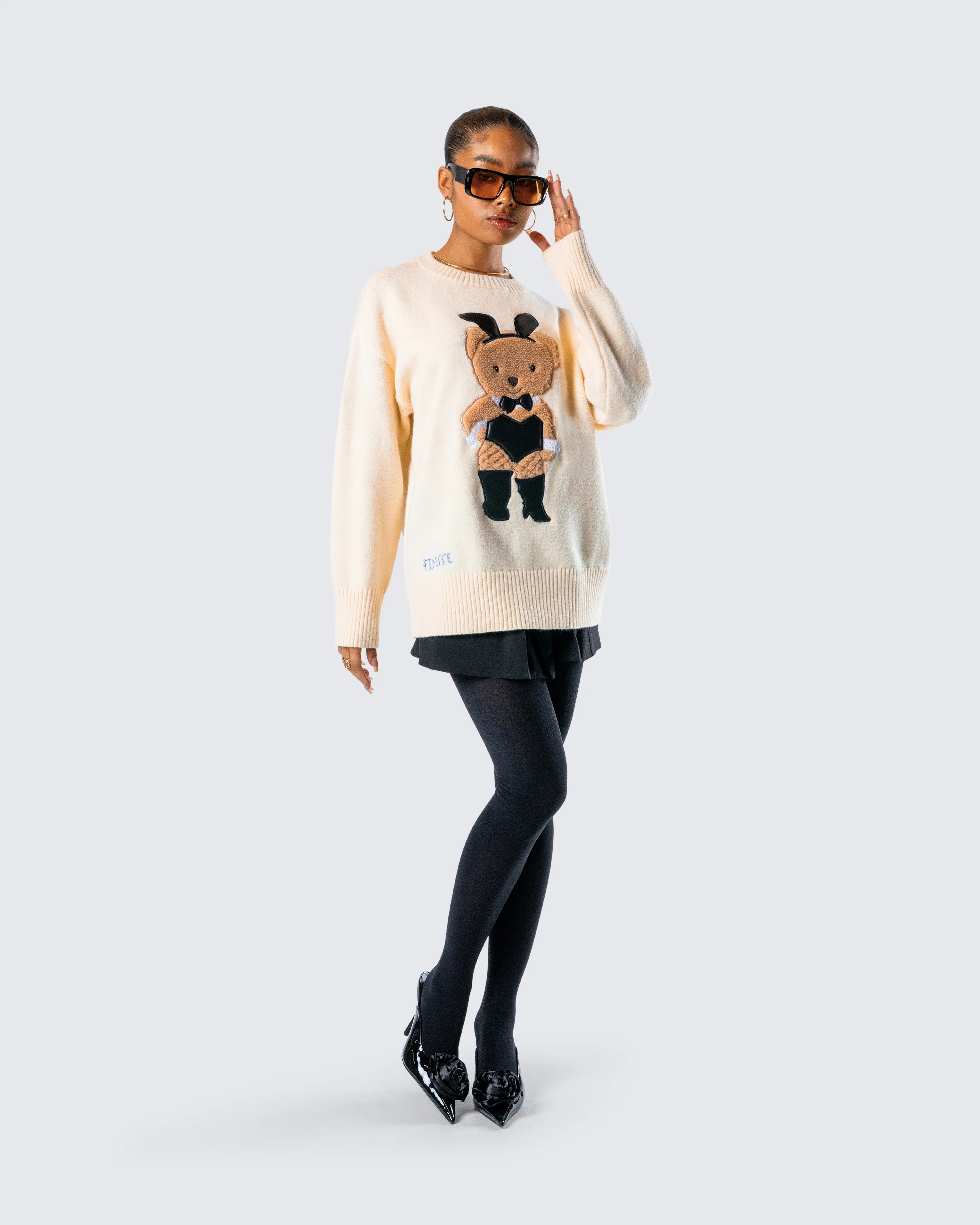 Magnolia Cream Sweater Knit Top - Image 9