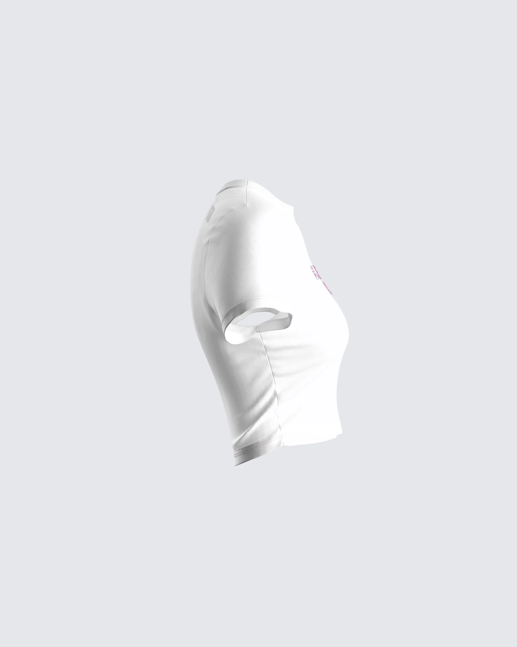 Marat White Jersey Graphic Top - Image 2