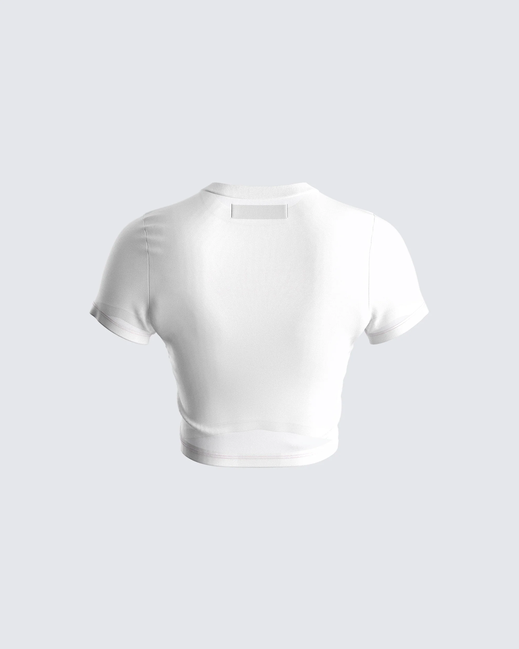 Marat White Jersey Graphic Top - Image 3