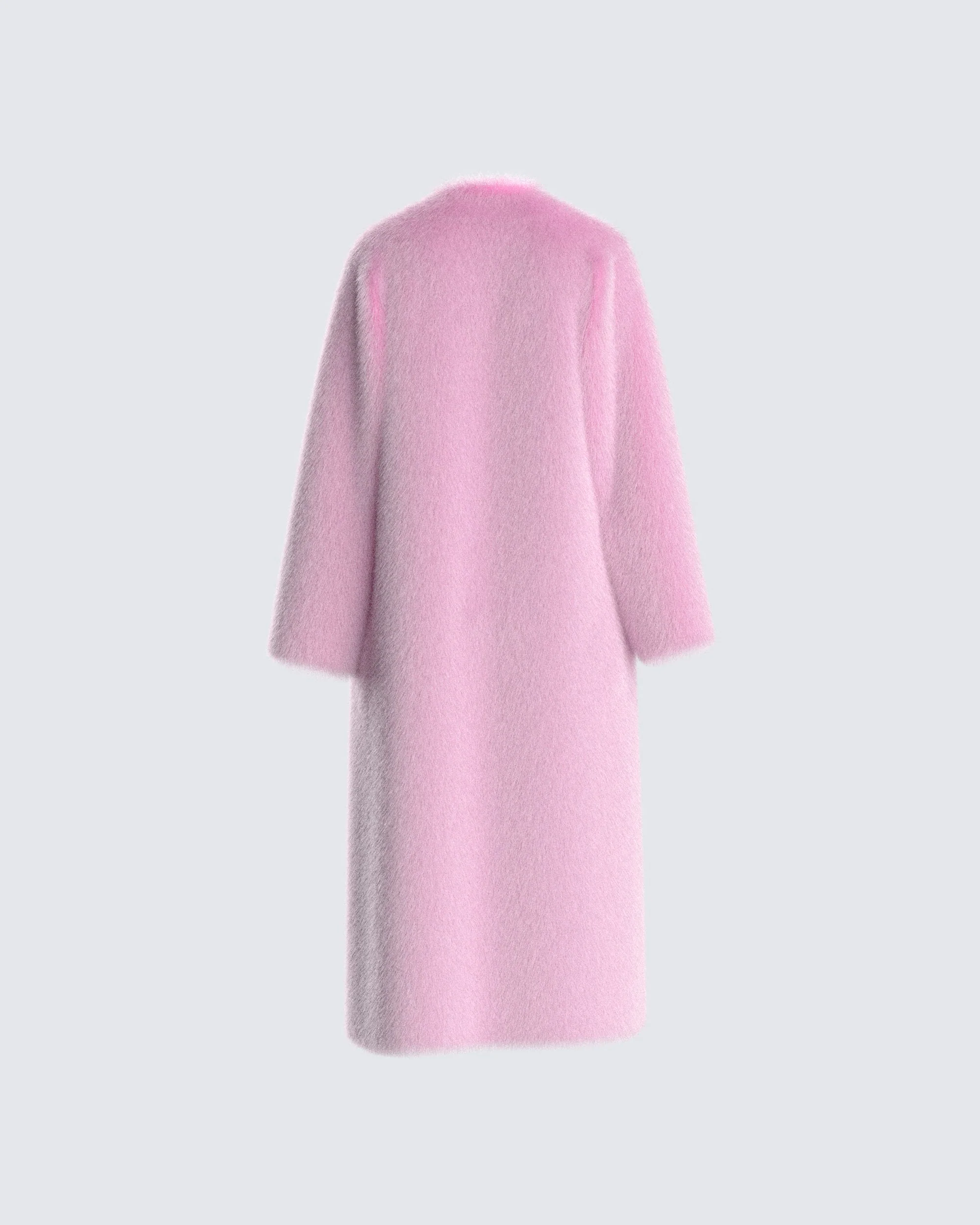 Margot Faux Fur Midi Coat - Image 3