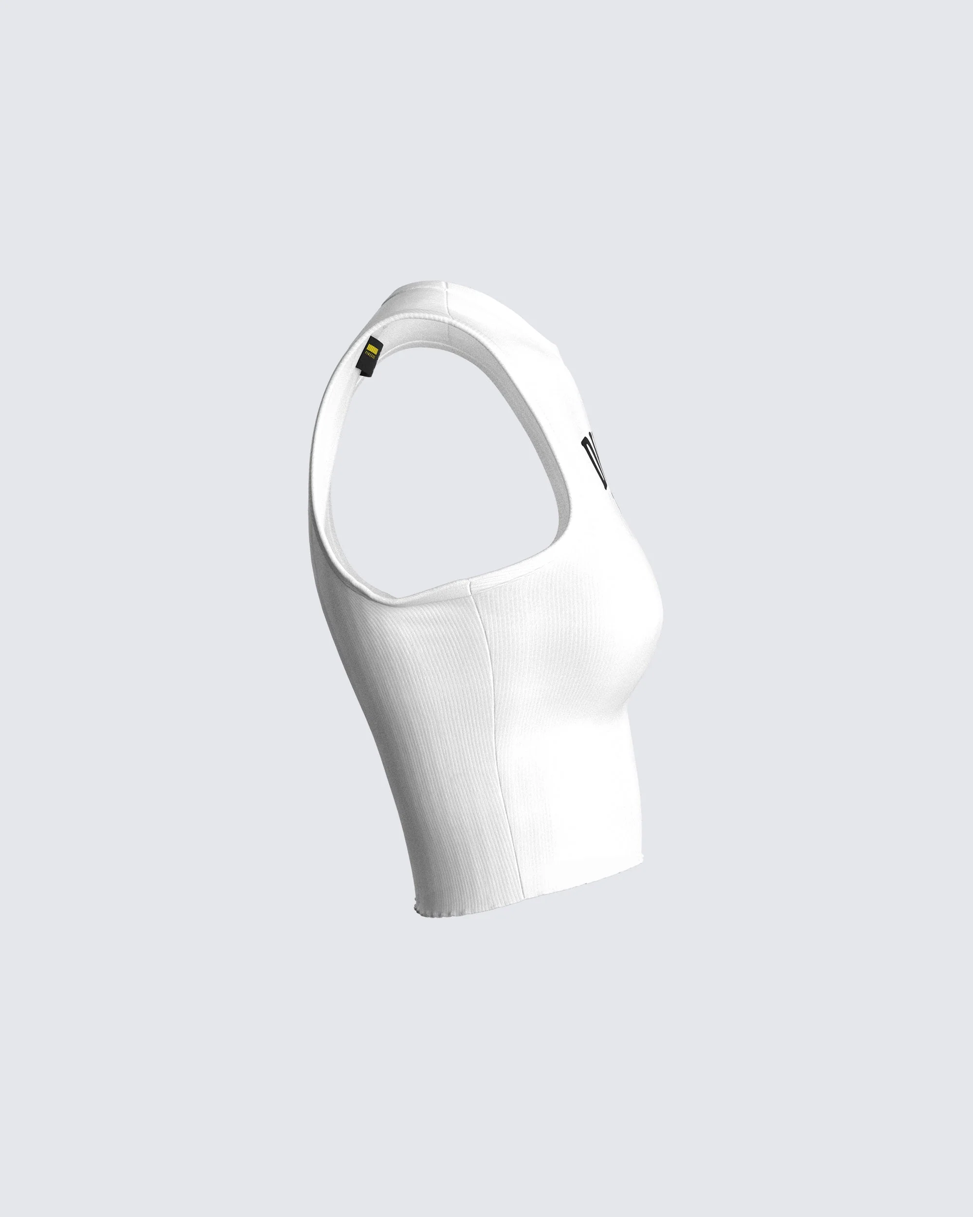 Marlow White Graphic Tank Top - Image 2