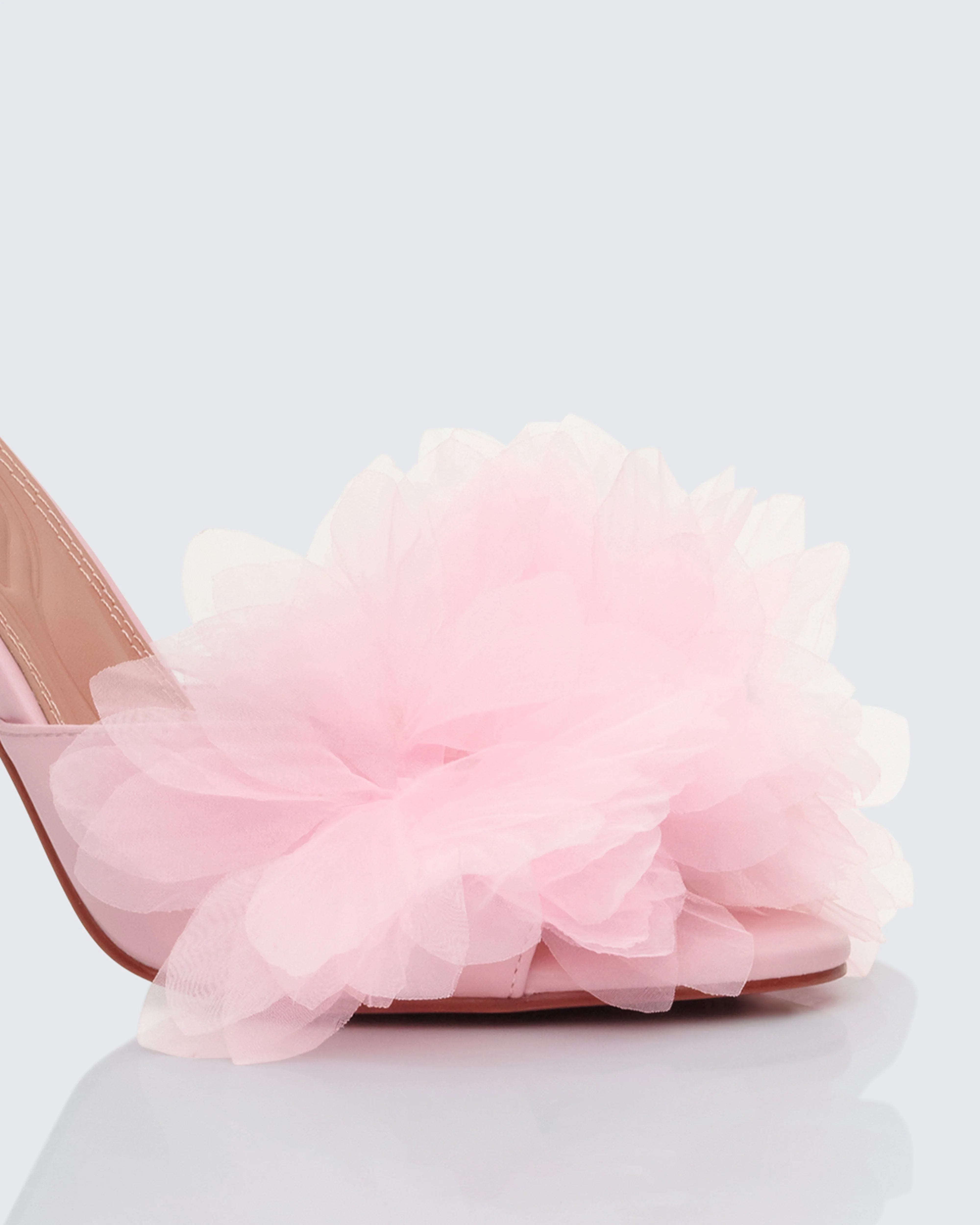Maryam Baby Pink Floral Bedroom Slipper Sandal - Image 4