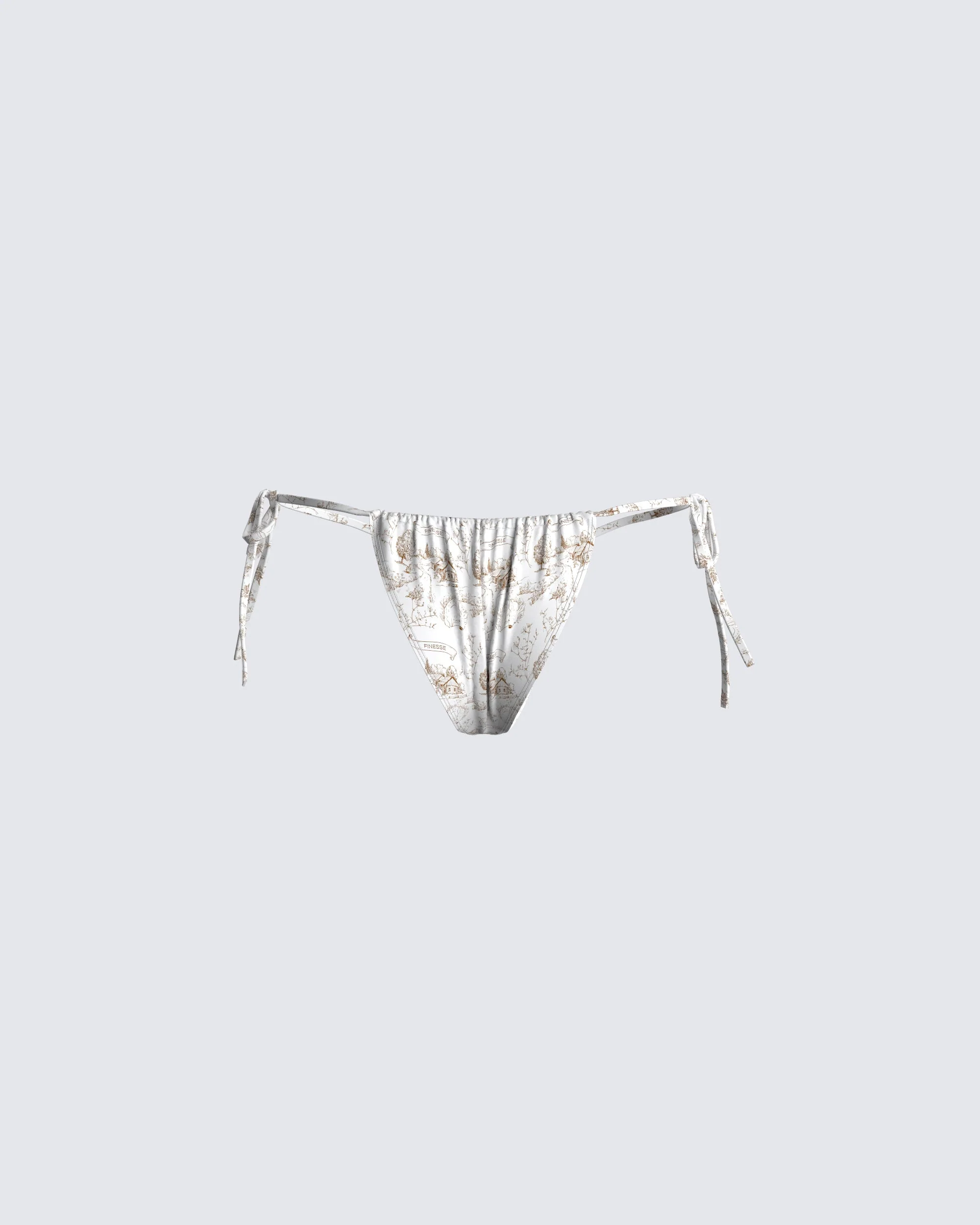 Mason White Print Bikini Bottom - Image 3