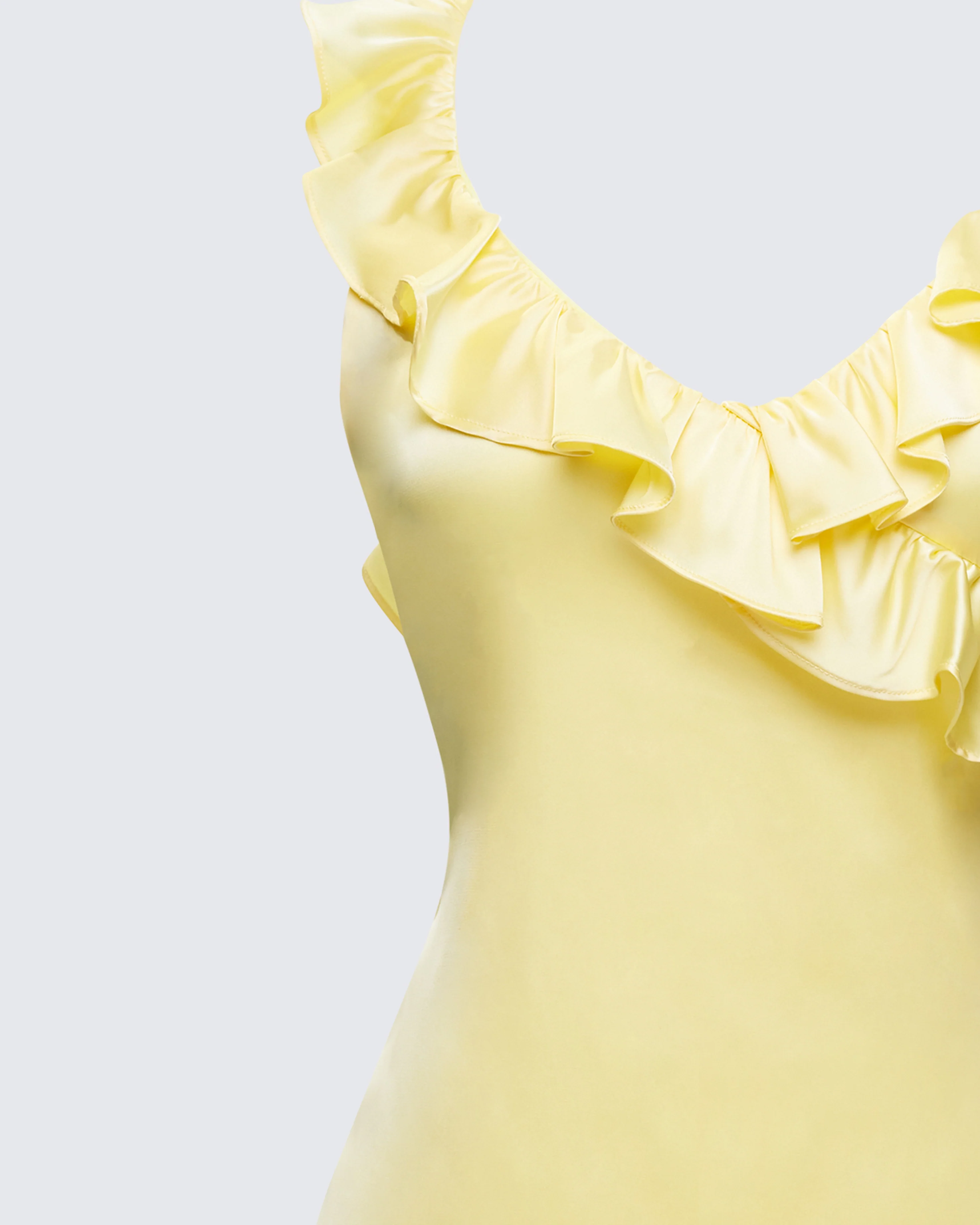 Matilda Yellow Mini Dress - Image 6
