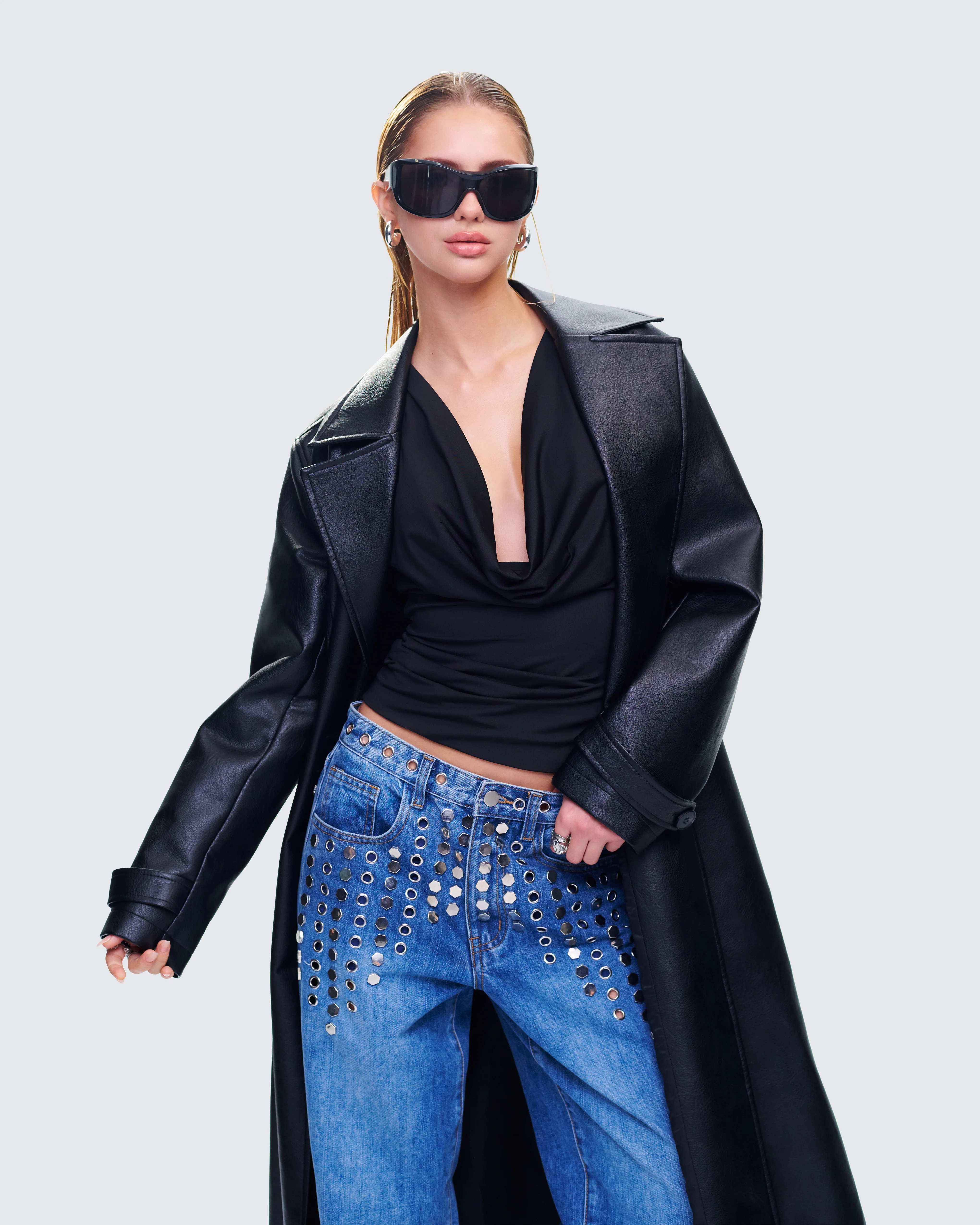 Mavi Vegan Leather Set - Image 8
