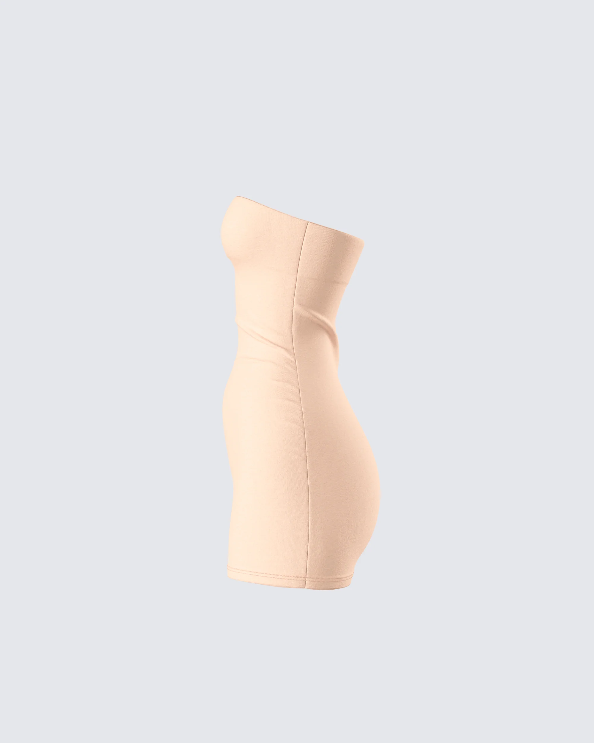 Maxine Beige Jersey Tube Dress - Image 2