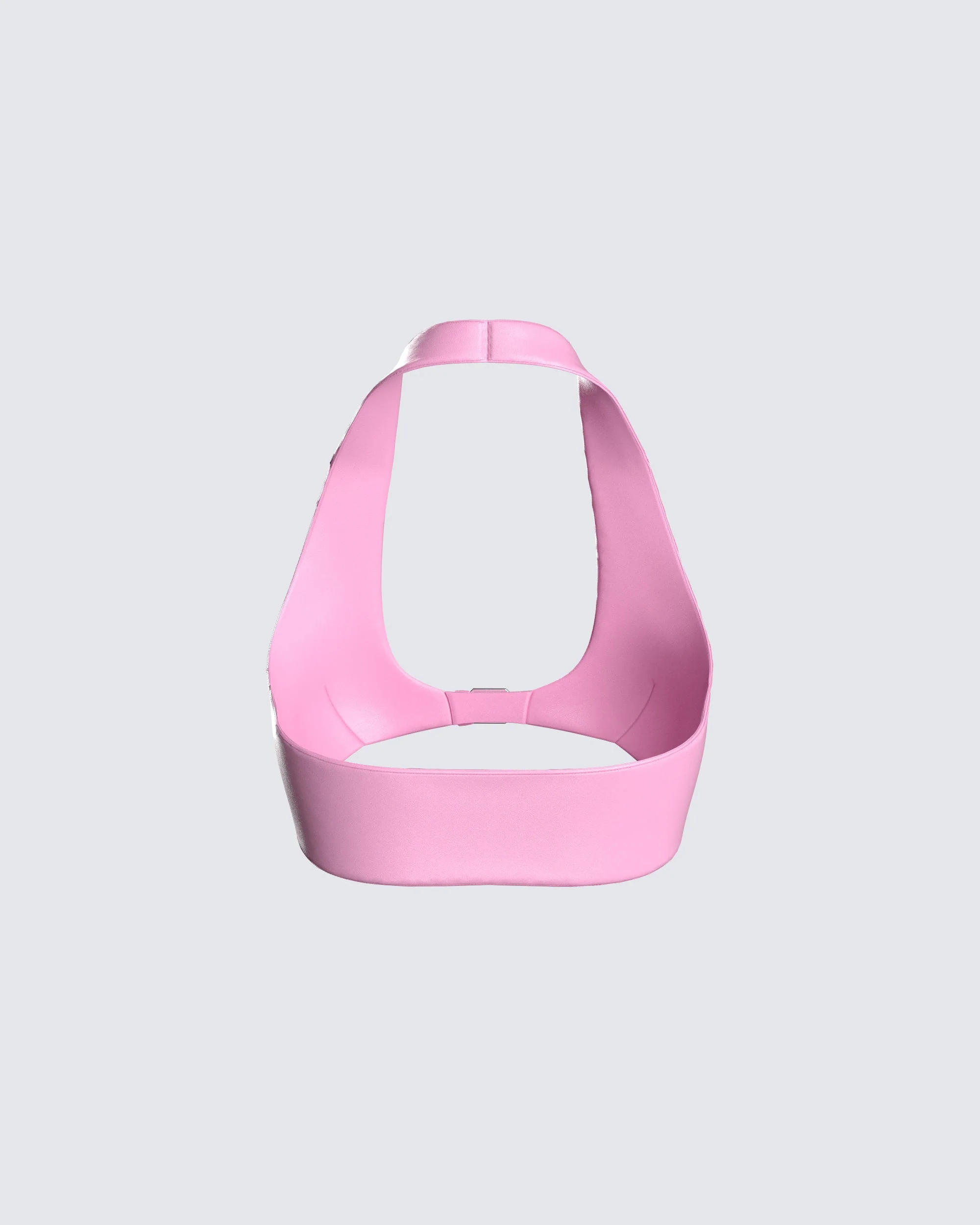 Melanie Pink Halter Top - Image 3