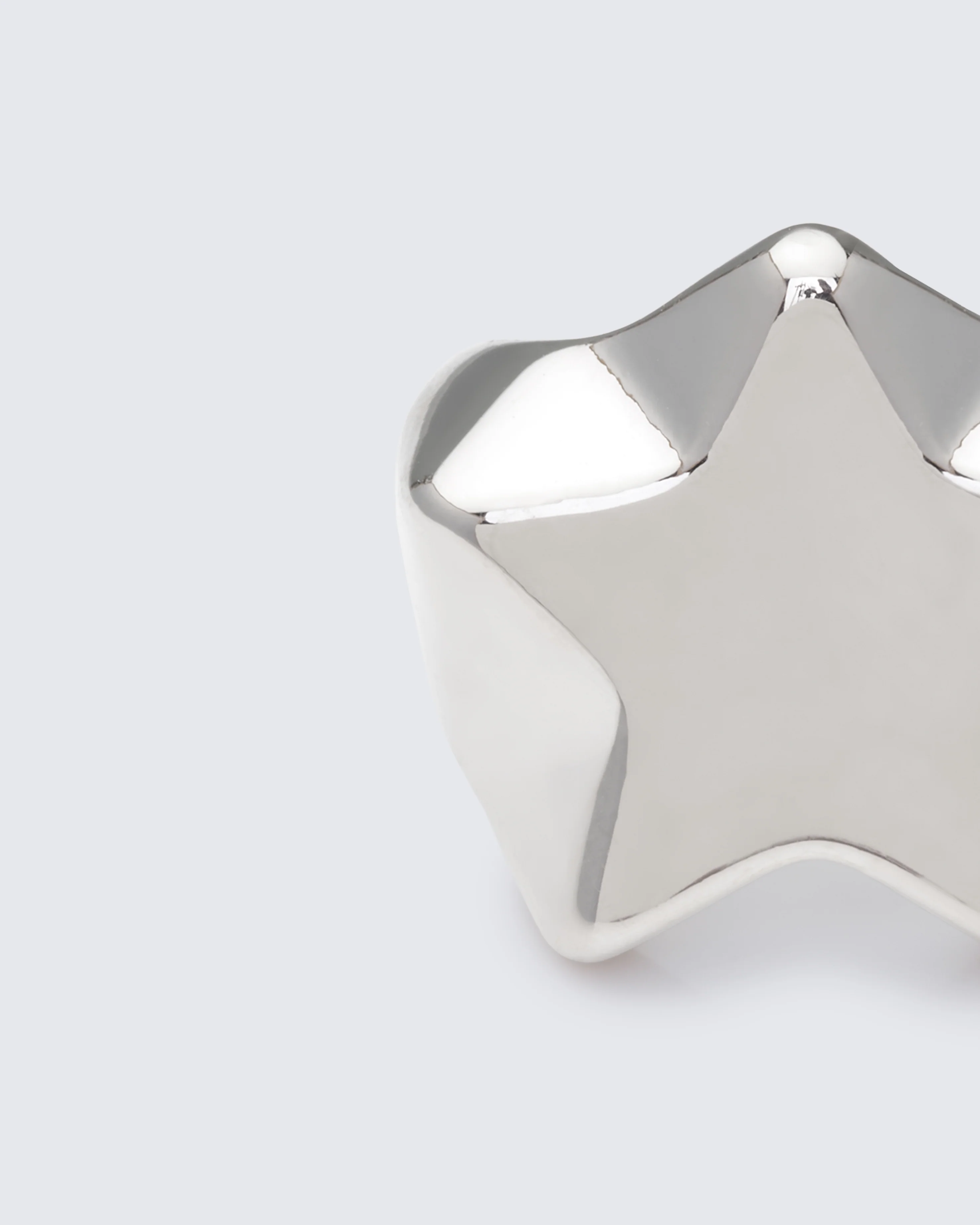 Meliora Silver Chunky Star Ring - Image 3