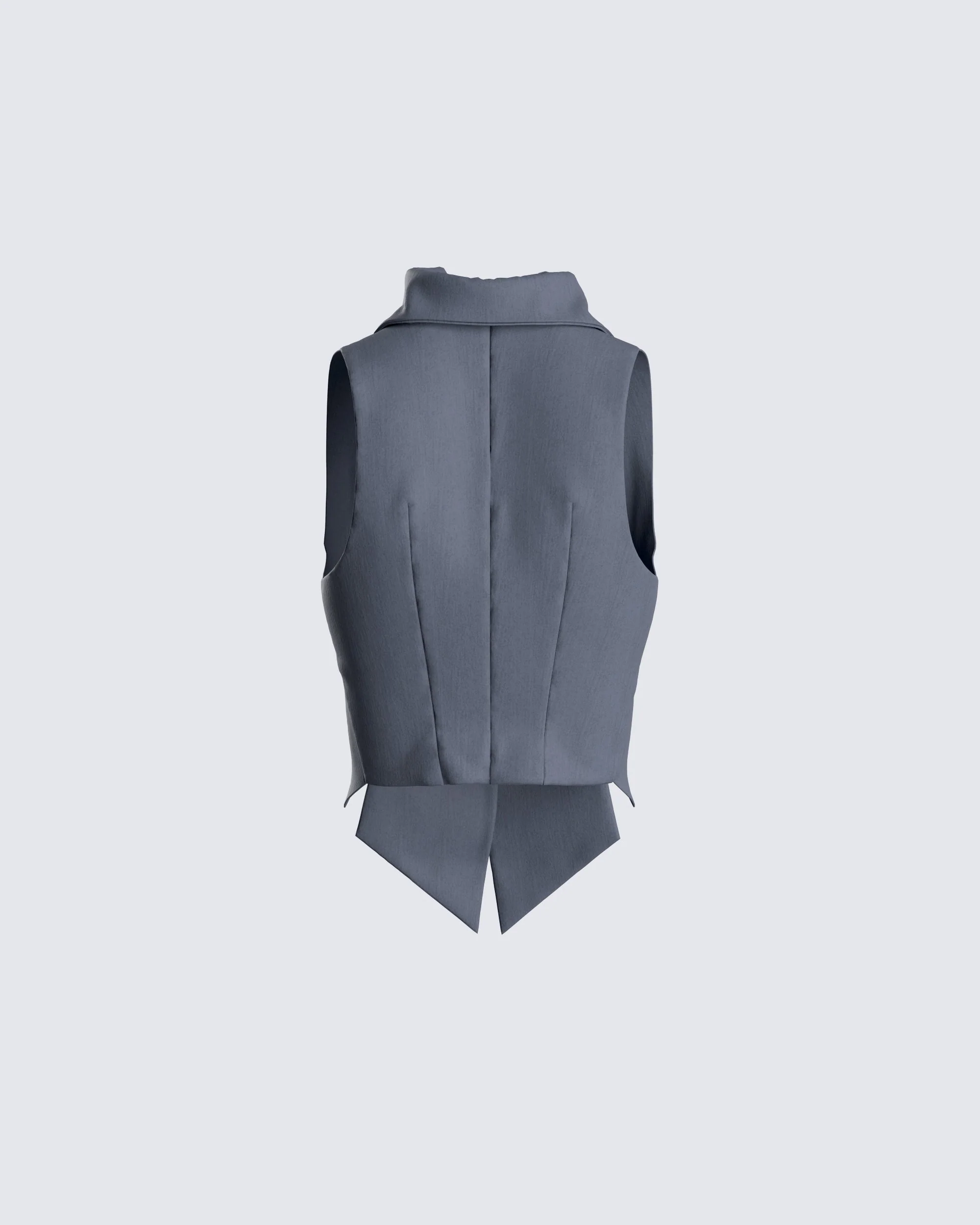 Metin Charcoal Sleeveless Shirt - Image 3