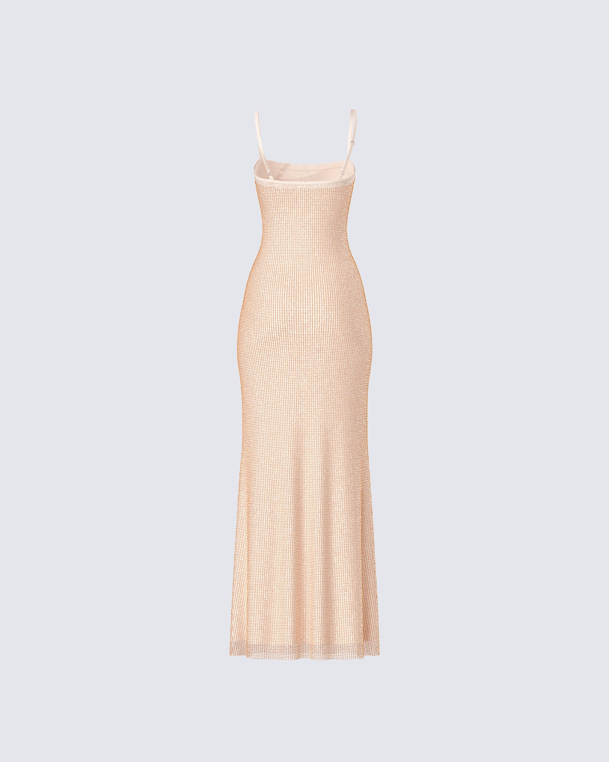 Michal Gold Sequin Maxi Dress - Image 3