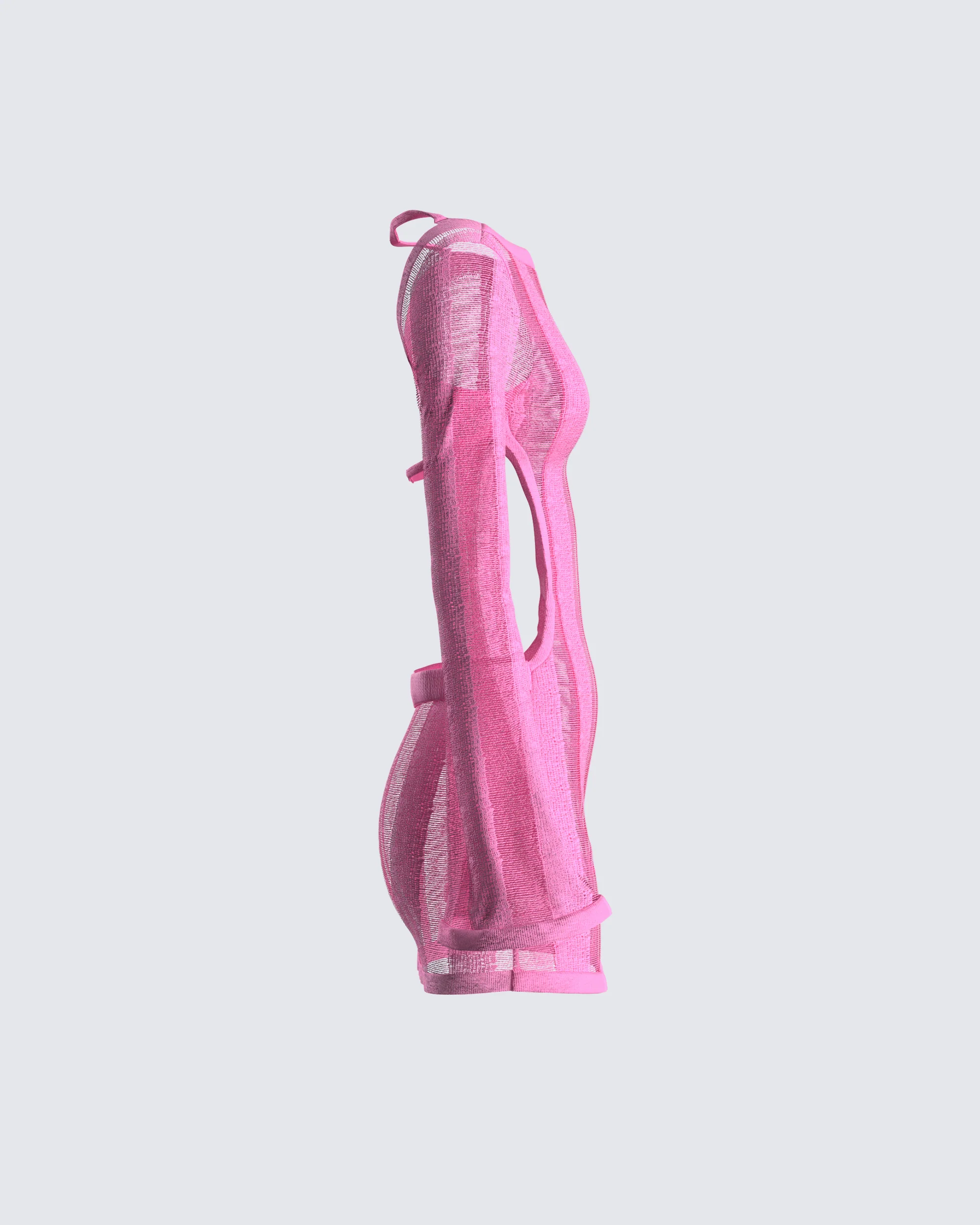 Mindy Pink Mini Dress - Image 2