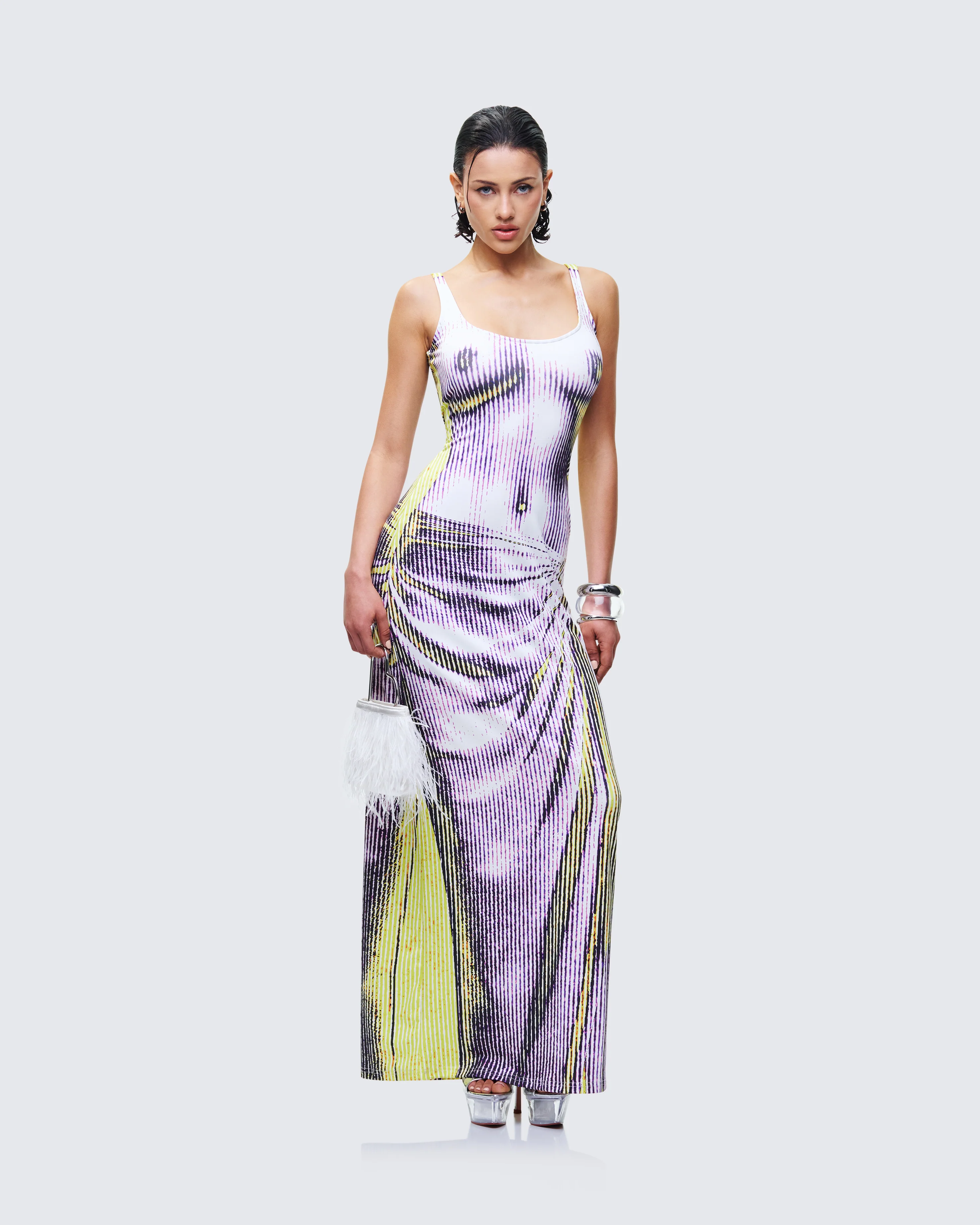Mirabel Body Print Maxi Dress - Image 4
