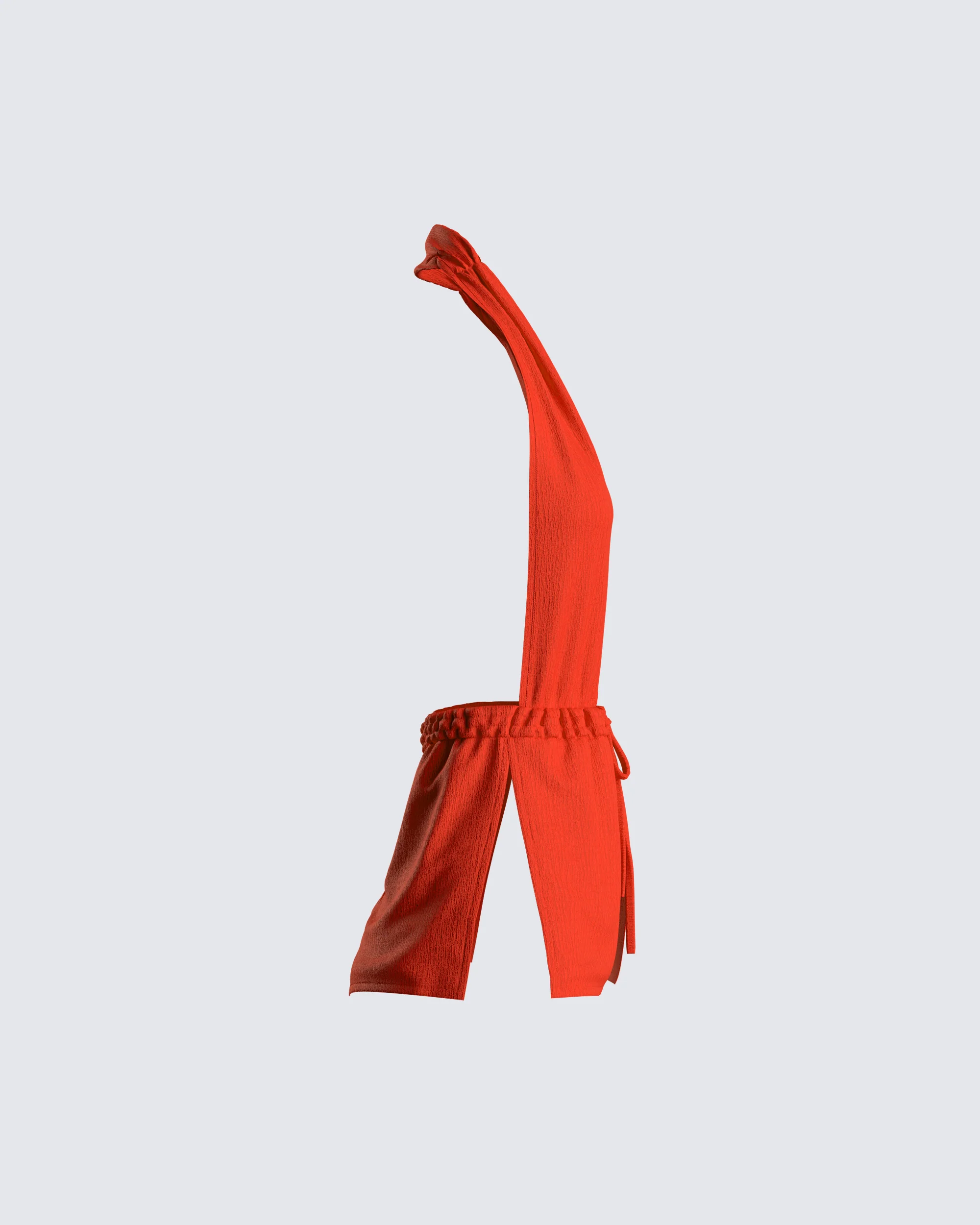 Miriam Red Knit Halter Top - Image 2