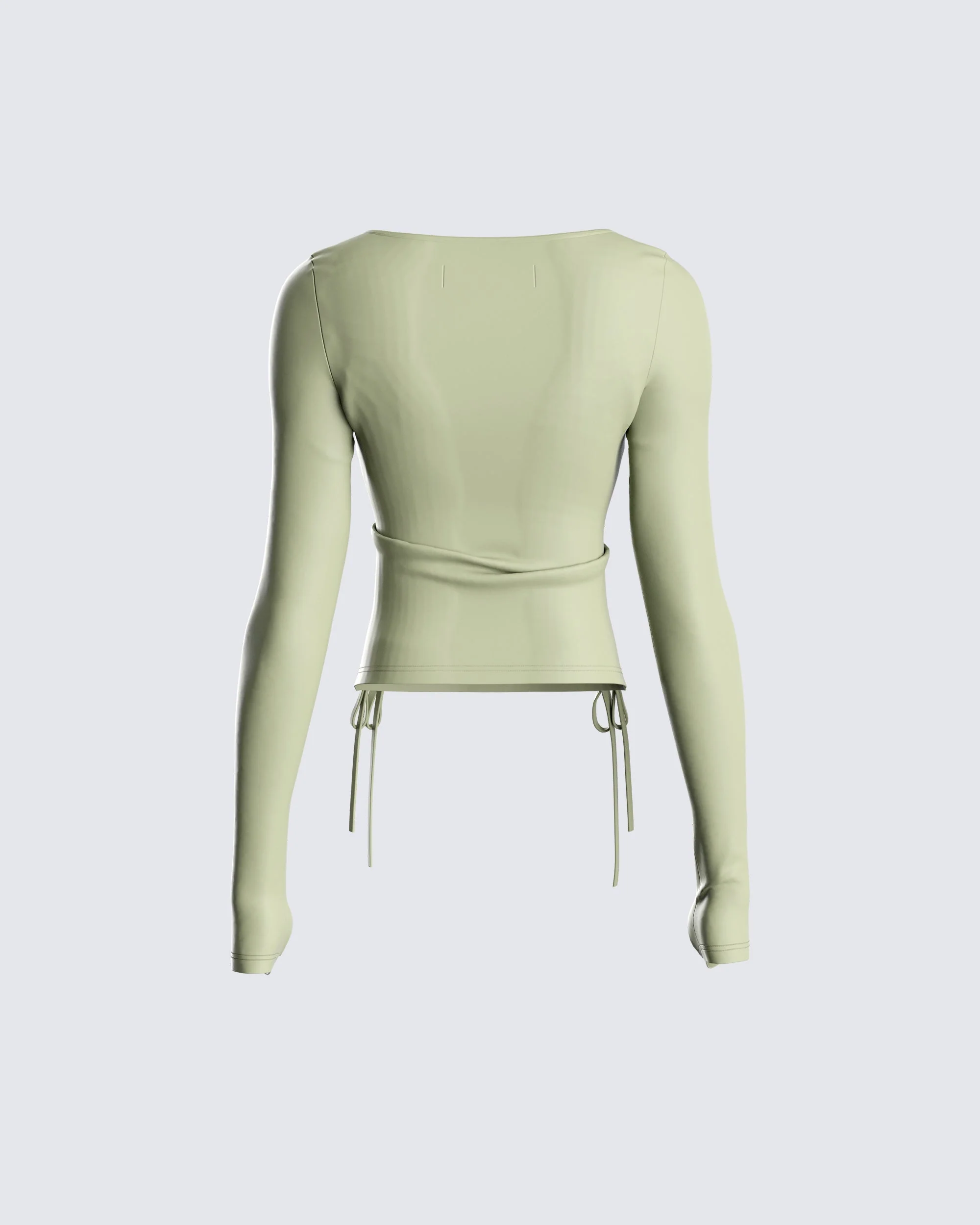 Morgan Green Long Sleeve Top - Image 3