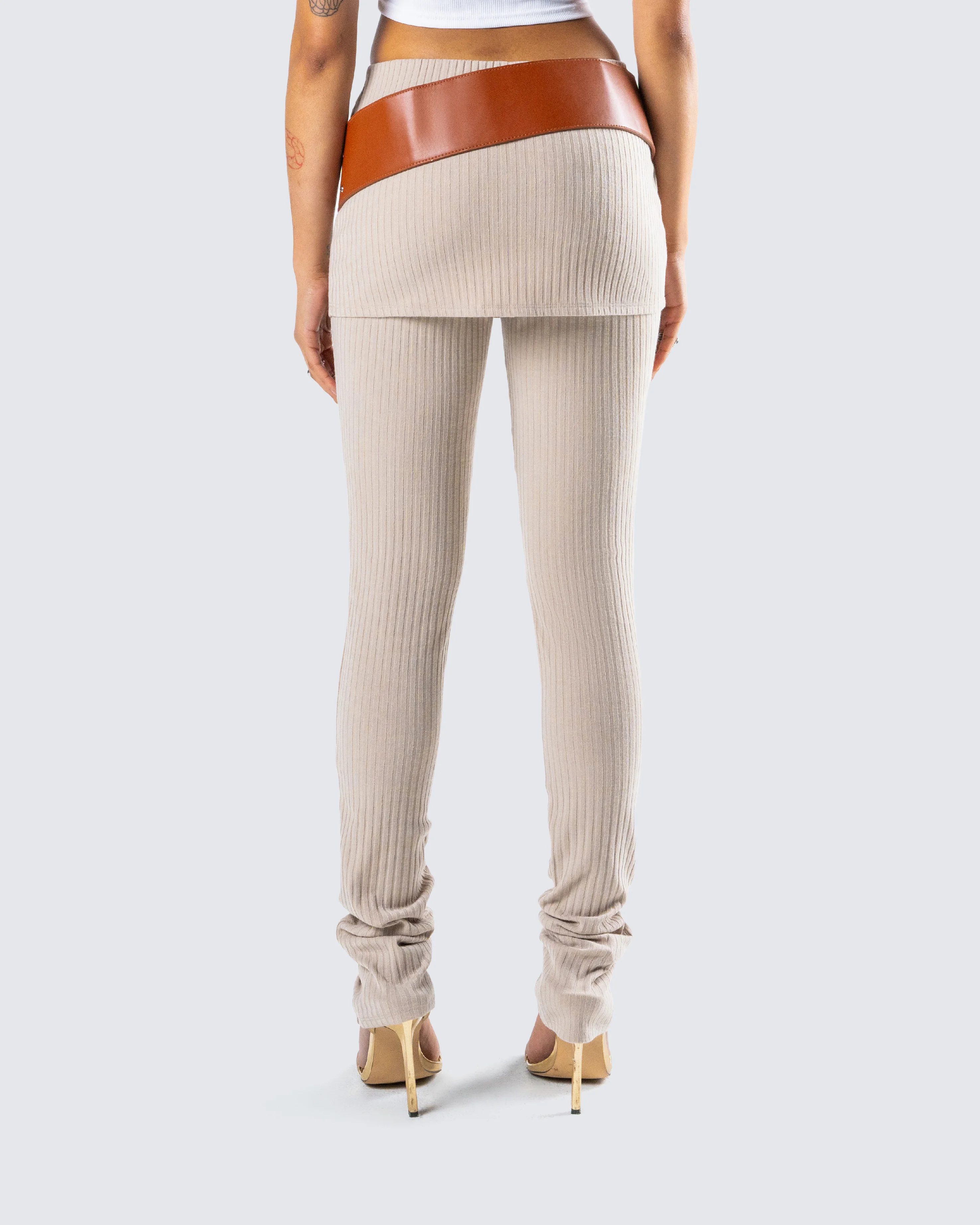 Myka Brown Studded Belt - Image 7