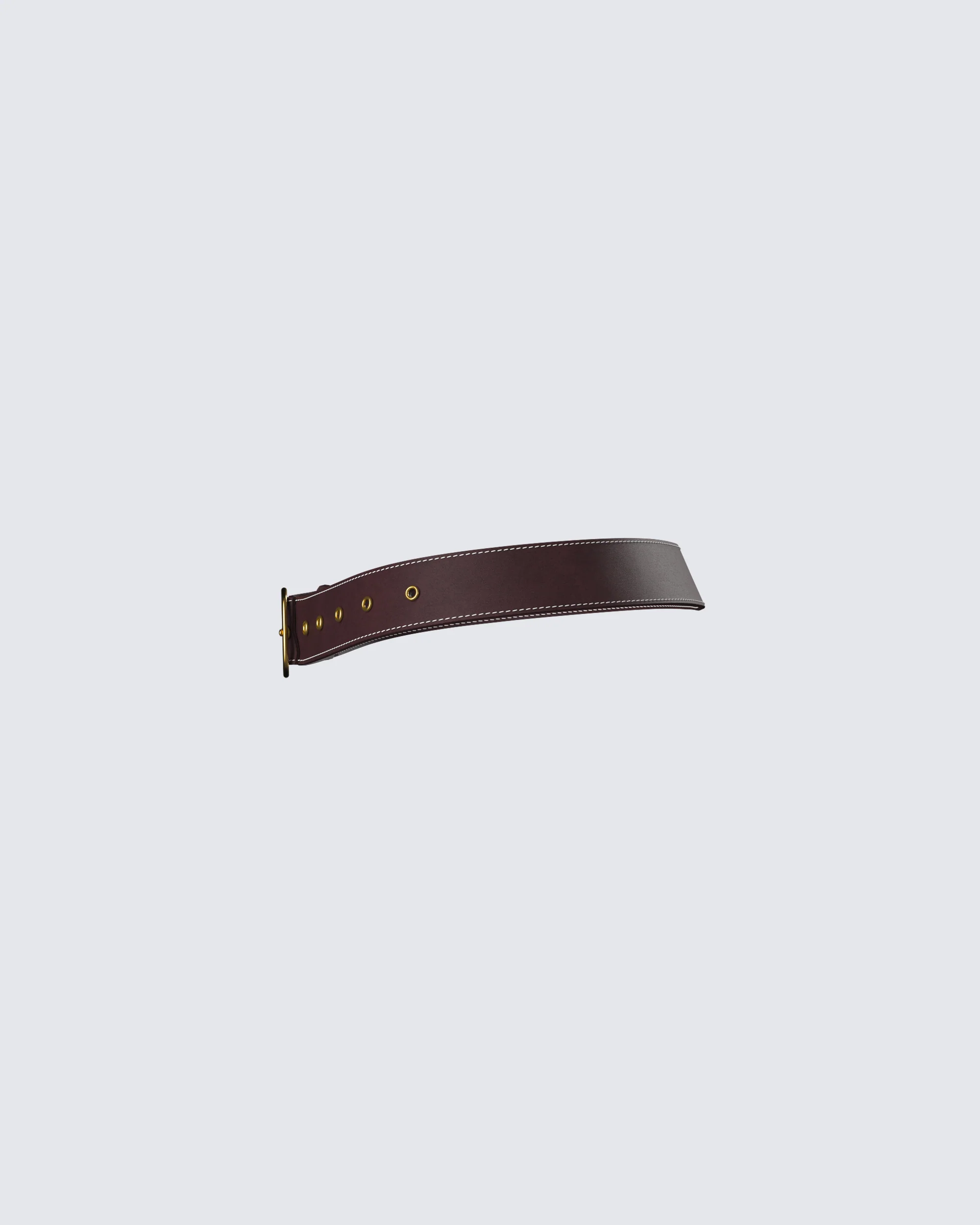 Nadi Brown Vegan Leather Belt - Image 2