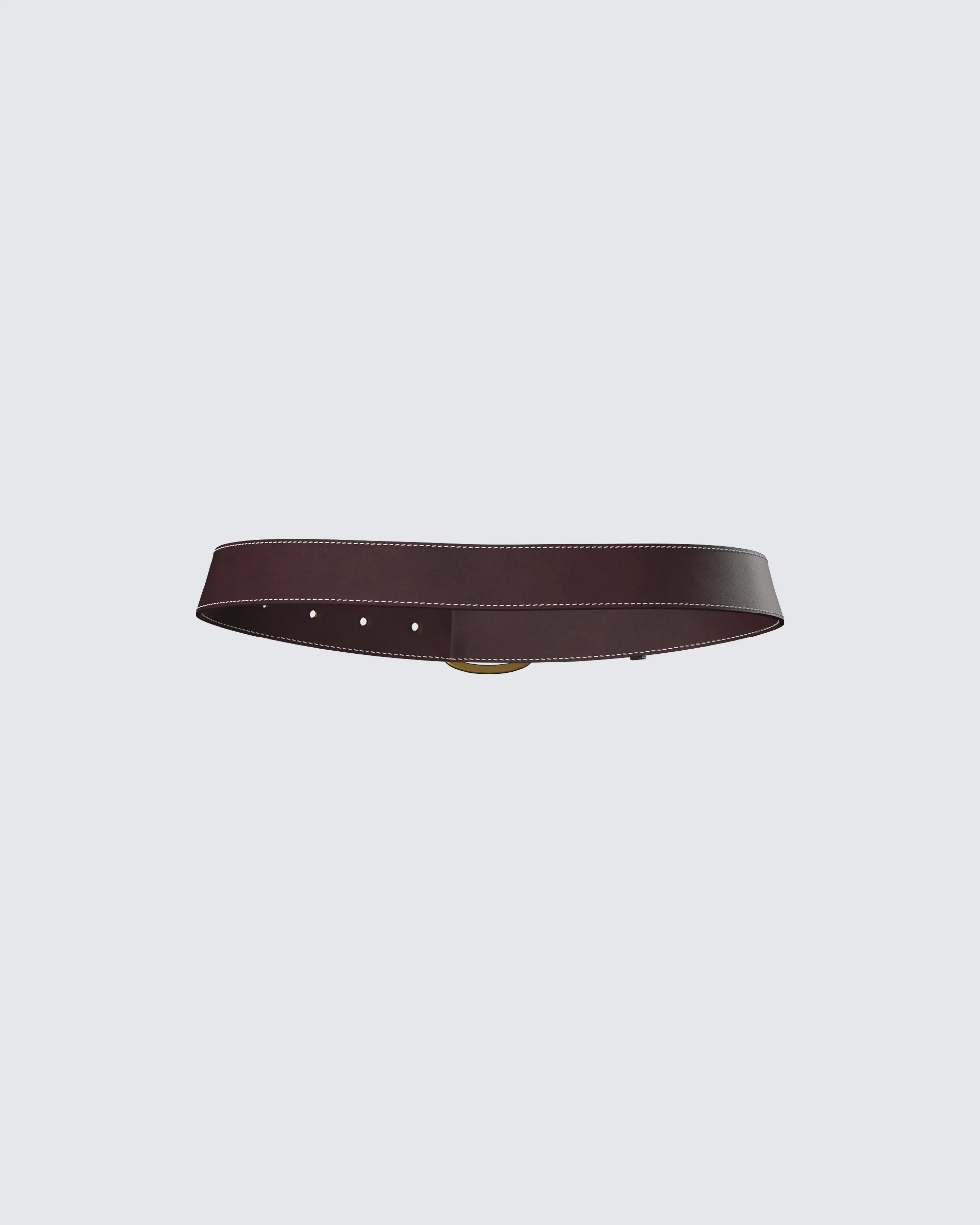 Nadi Brown Vegan Leather Belt - Image 3