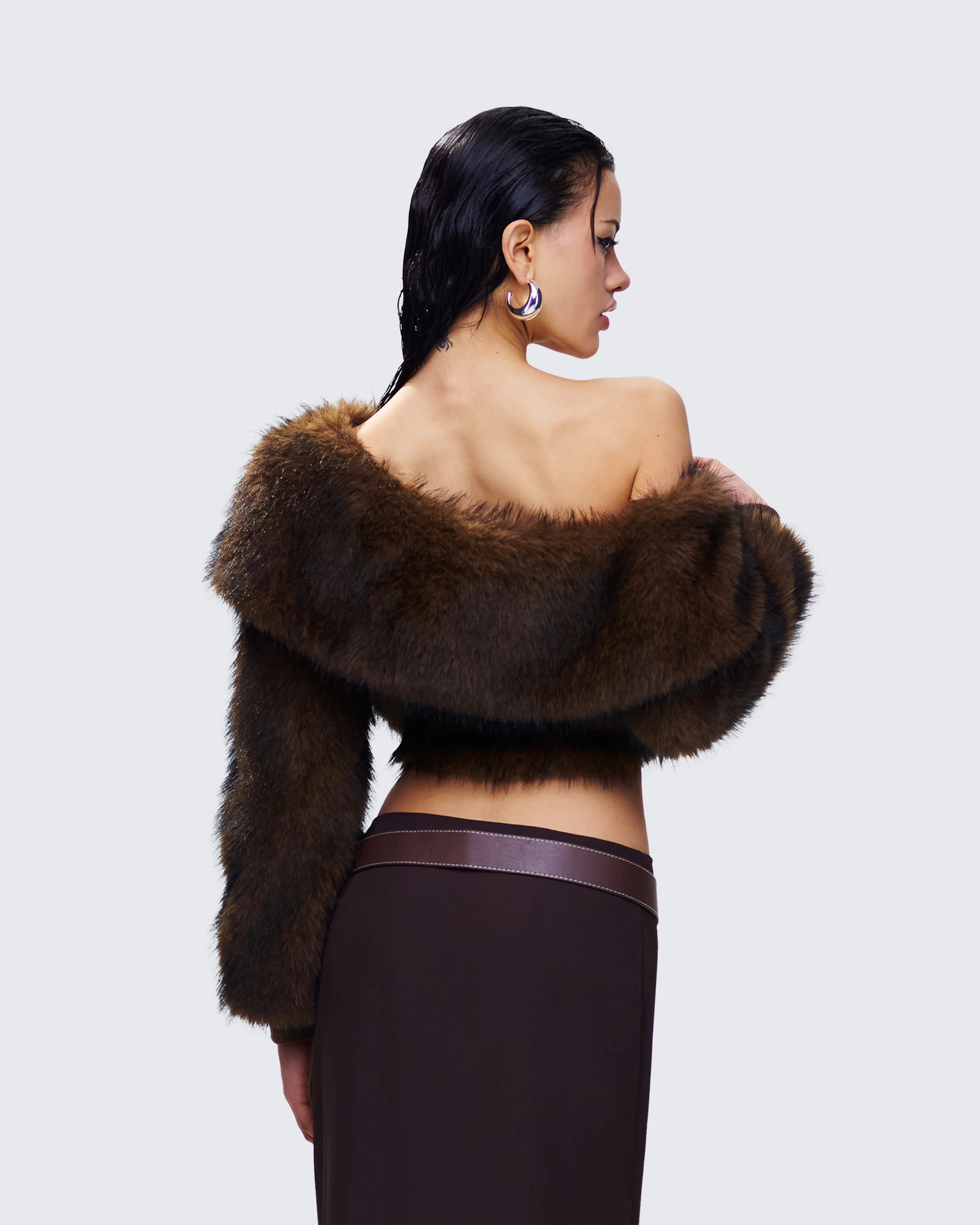 Nadi Brown Vegan Leather Belt - Image 6