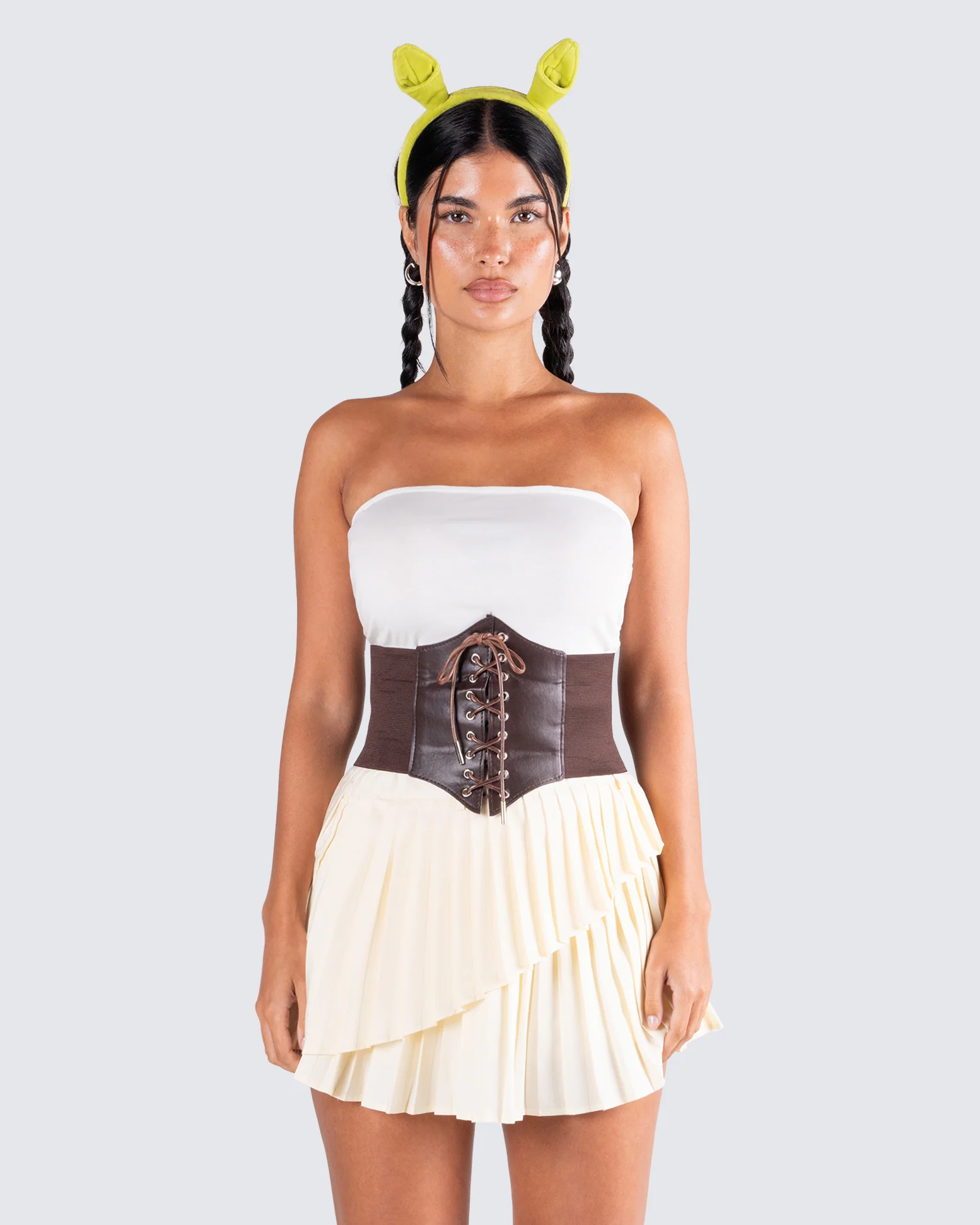 Naina Brown Corset Belt - Image 4