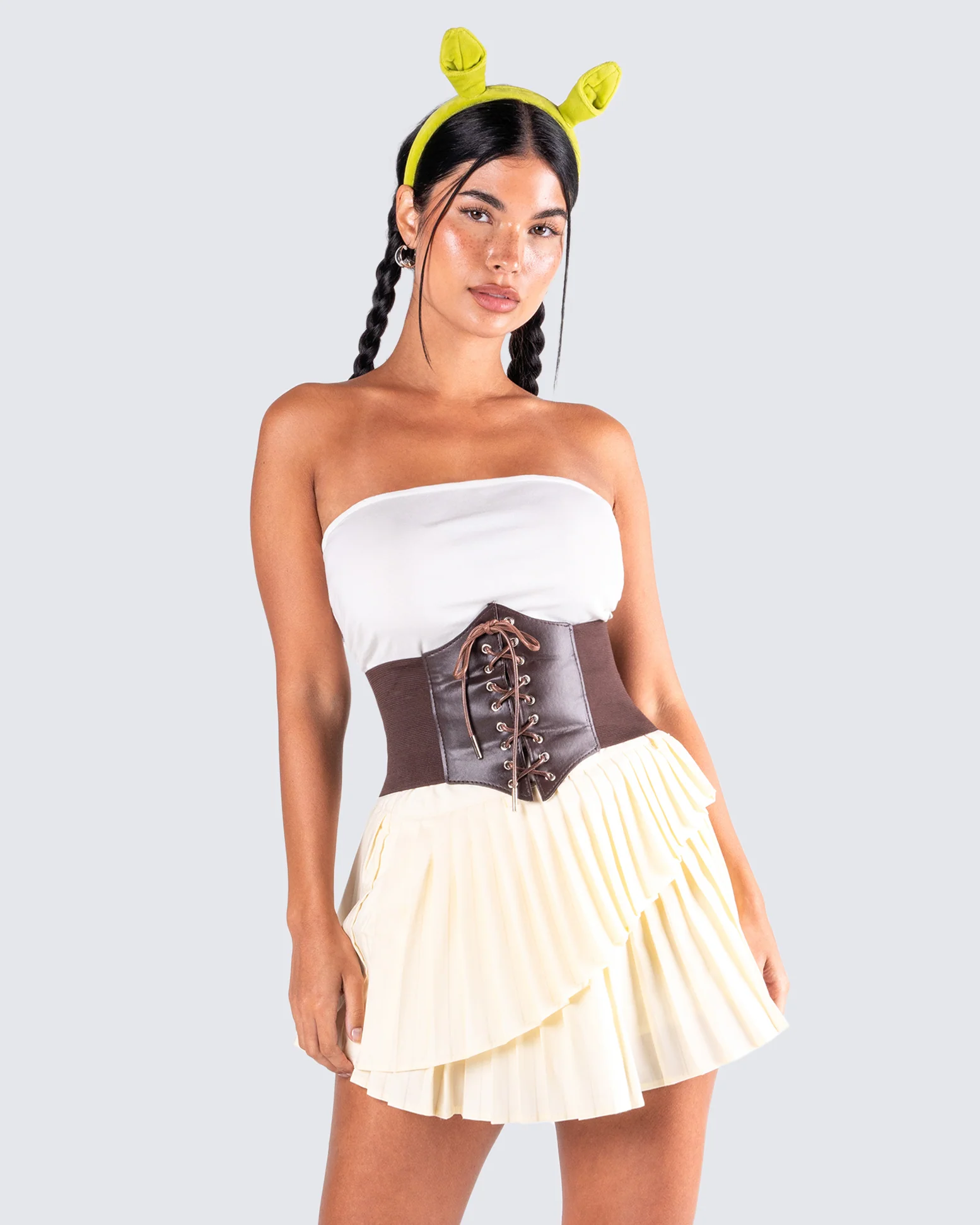 Naina Brown Corset Belt - Image 7