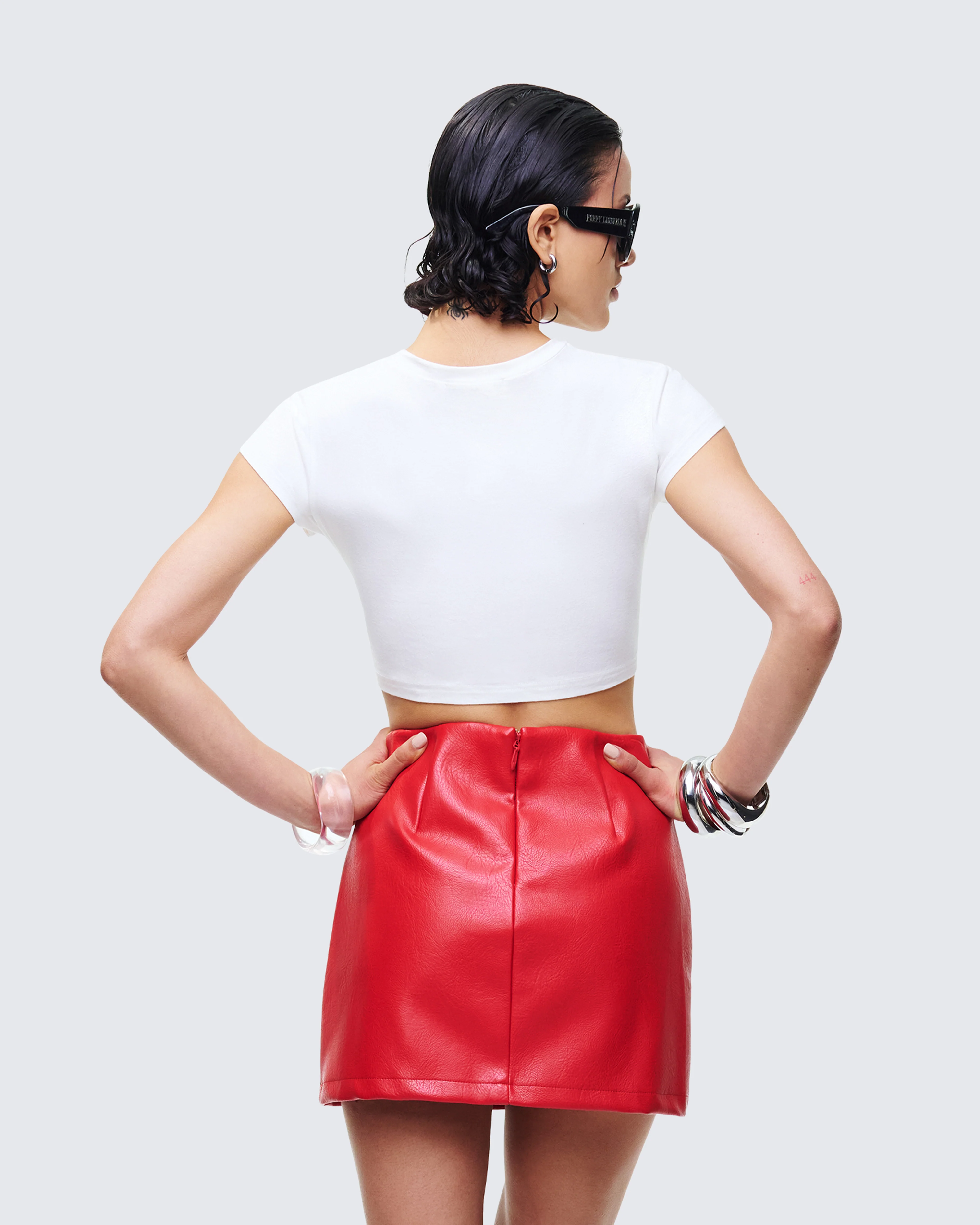 Nat White Jersey Graphic Top - Image 4