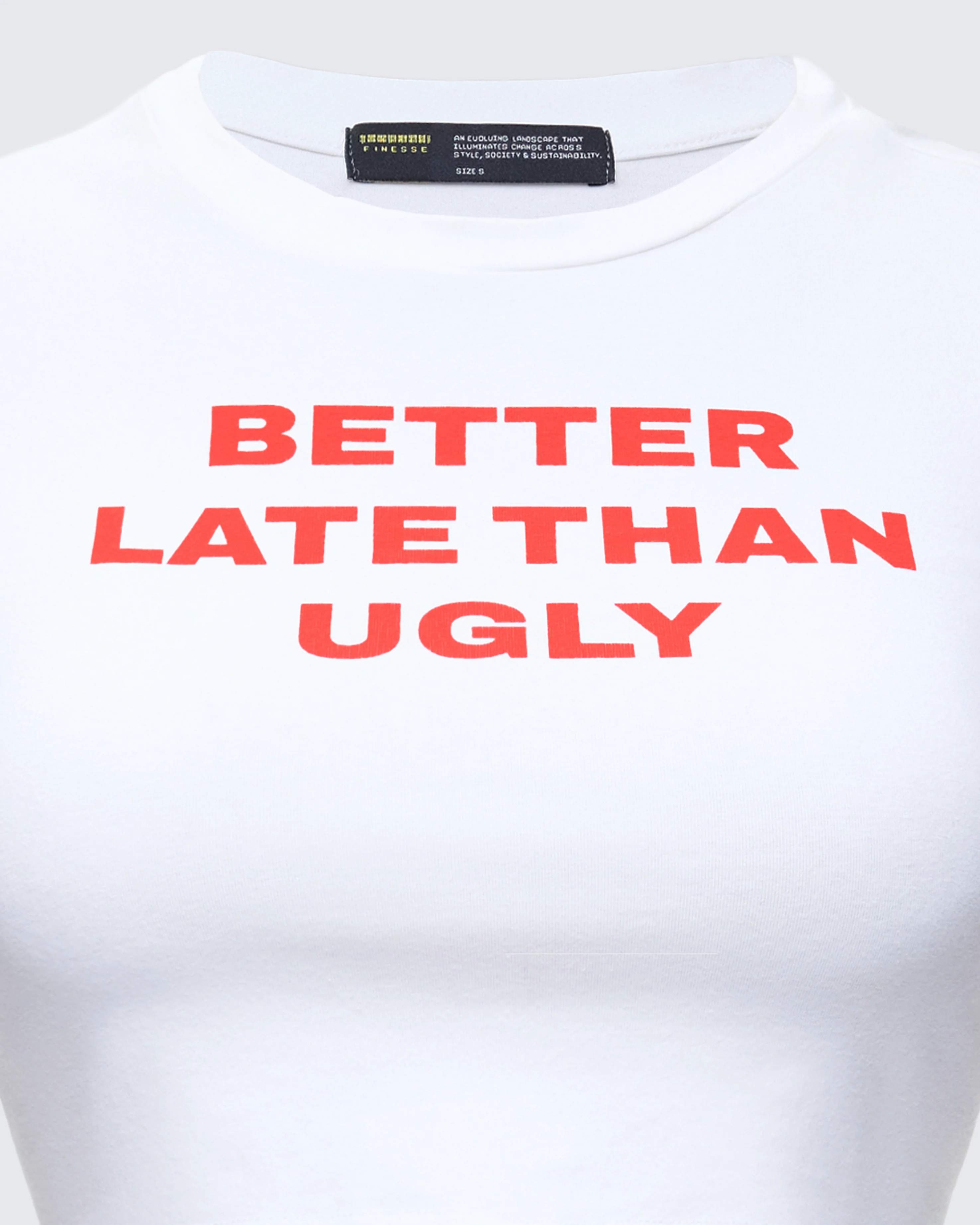 Nat White Jersey Graphic Top - Image 6