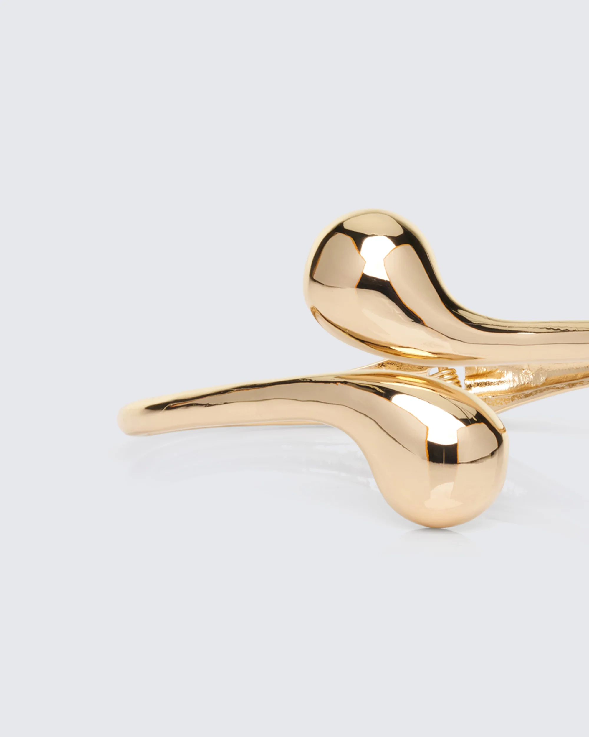 Natalia Gold Teardrop Arm Cuff - Image 3