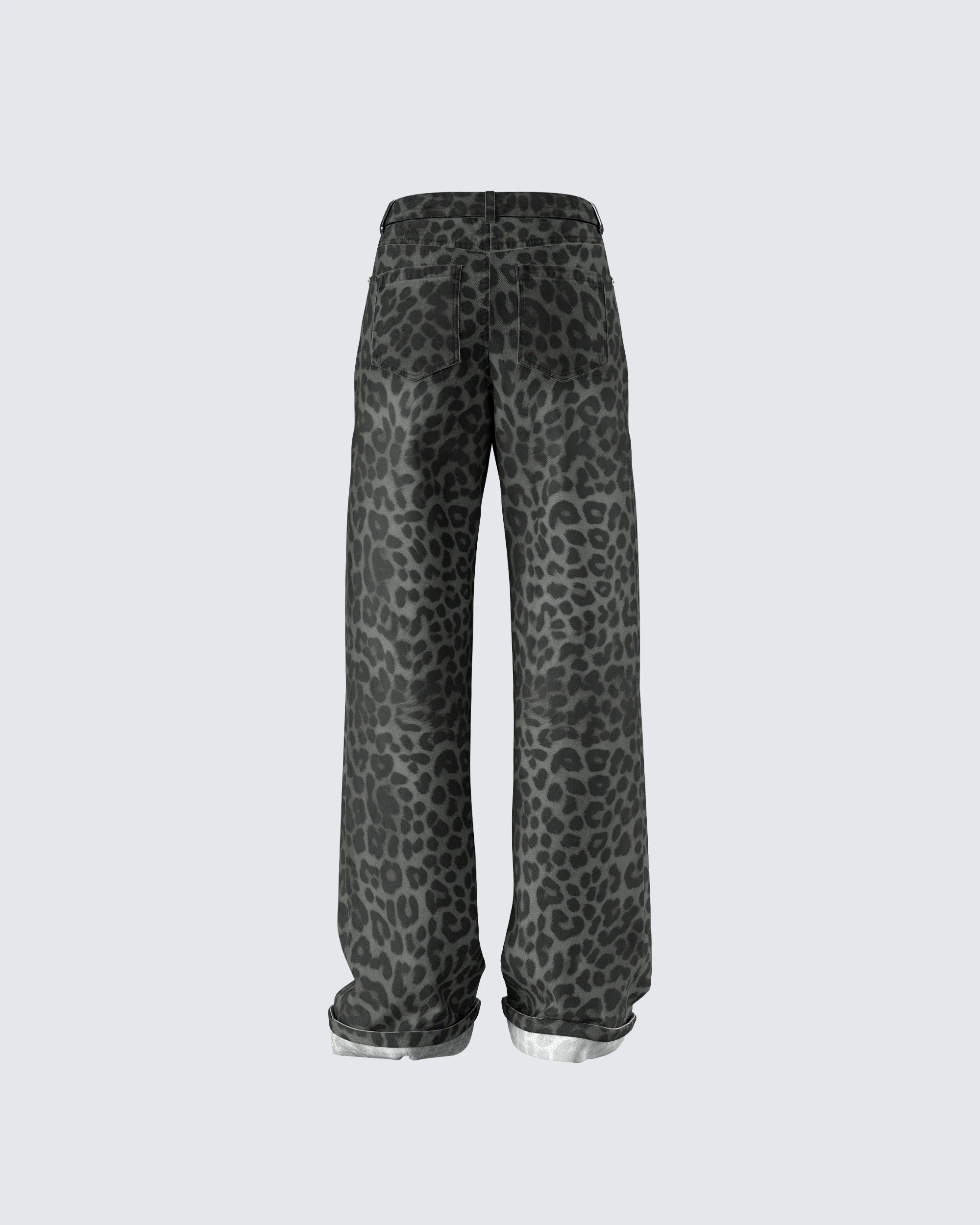 Nerida Leopard Mid Rise Pant - Image 3