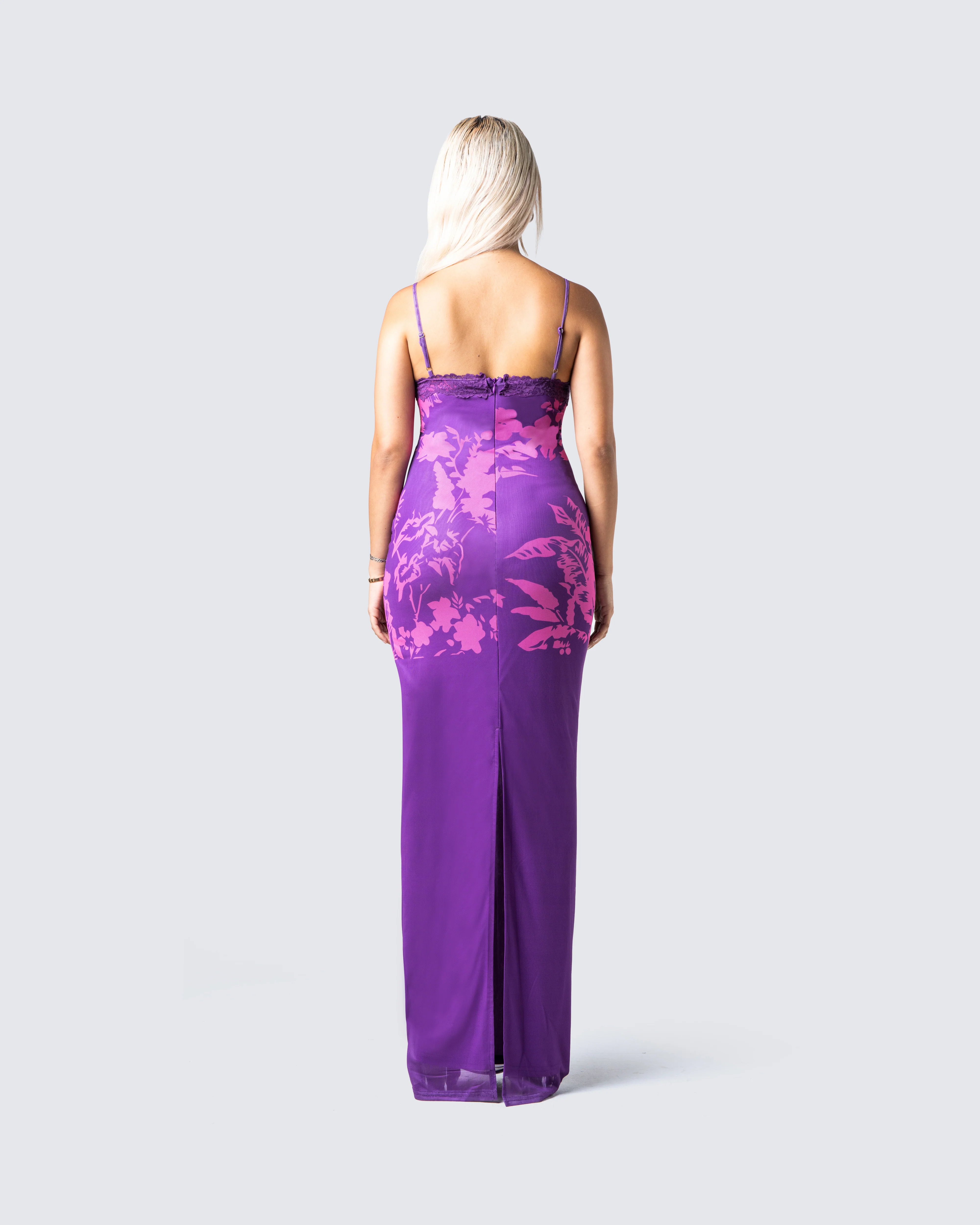 Nessa Floral Print Maxi Dress - Image 6