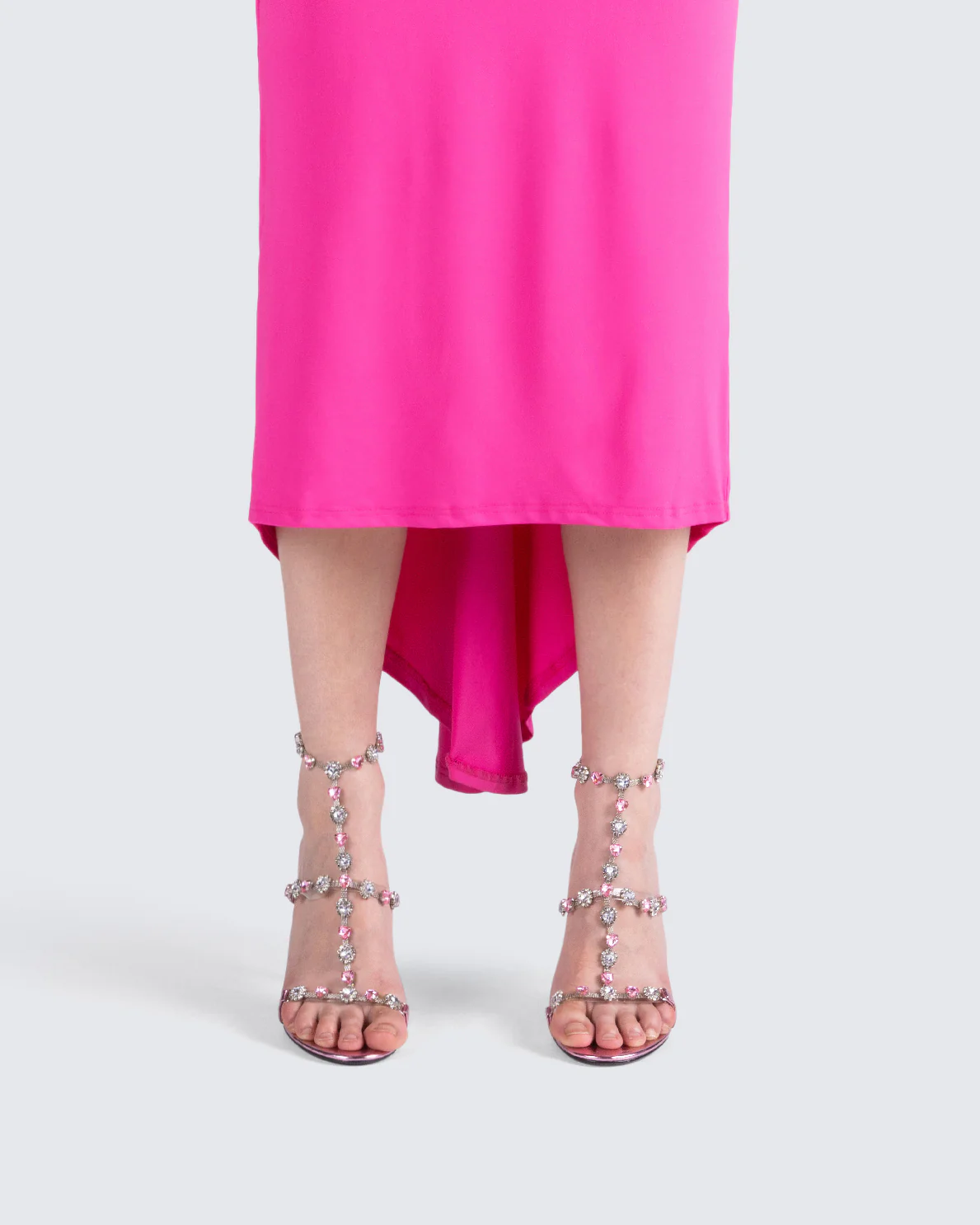 Nikki Pink Jewel Stiletto Heel - Image 4