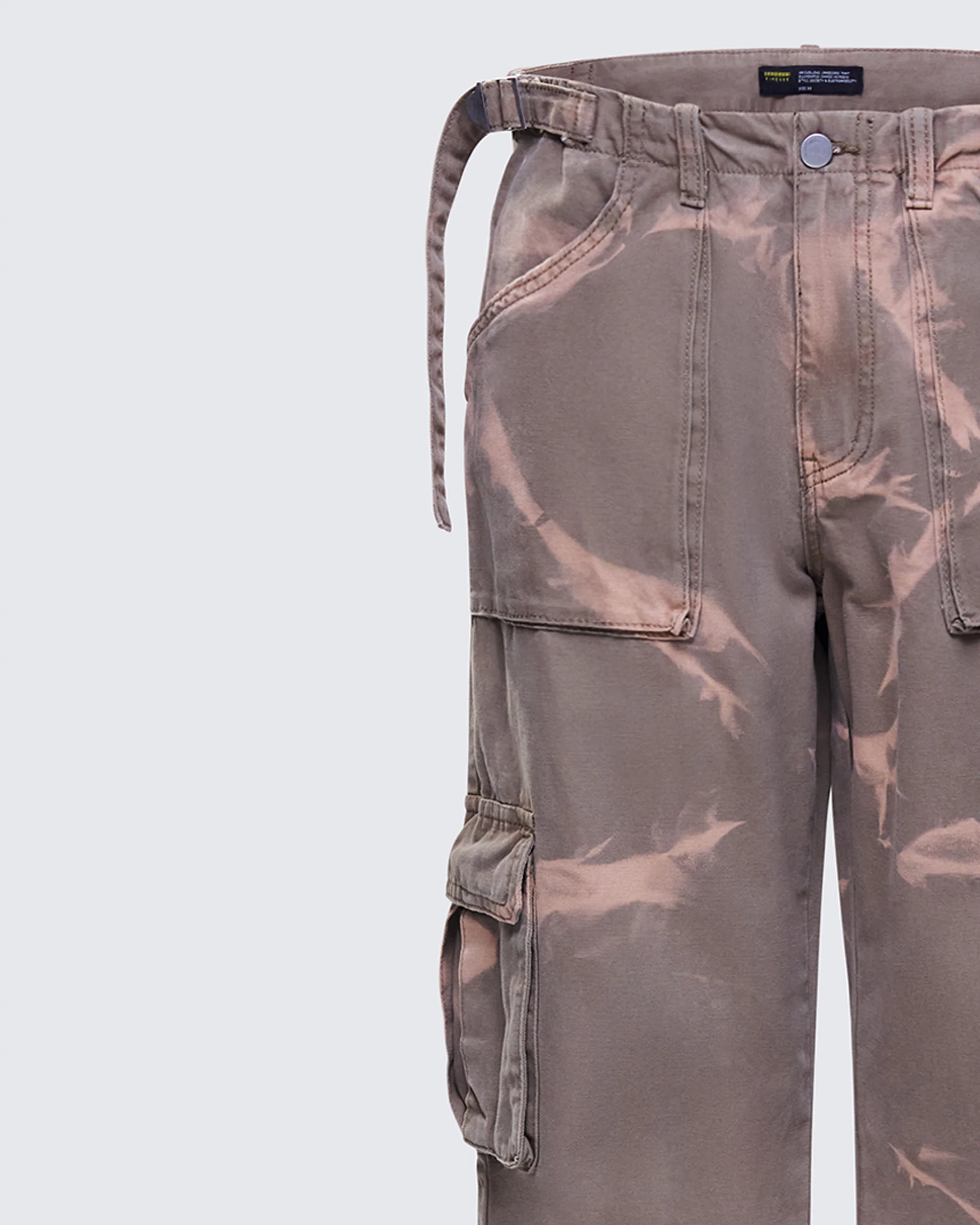 Oihana Brown Twill Cargo Pant - Image 6