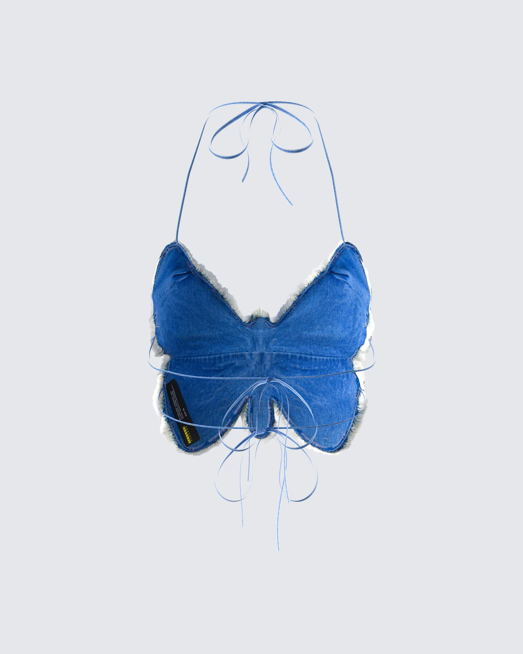 Olivette Blue Denim Butterfly Top - Image 3