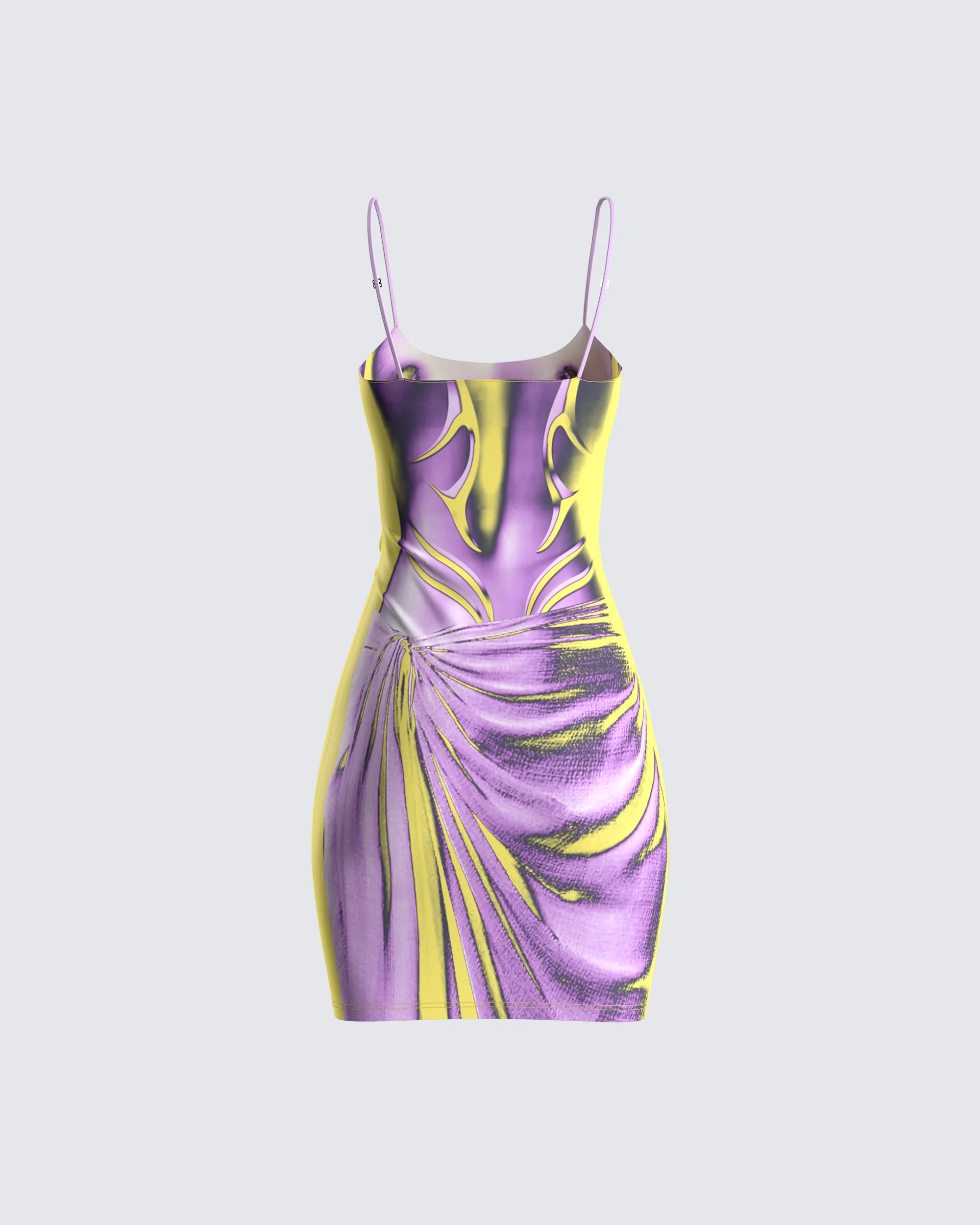 Phoebe Body Print Mini Dress - Image 3