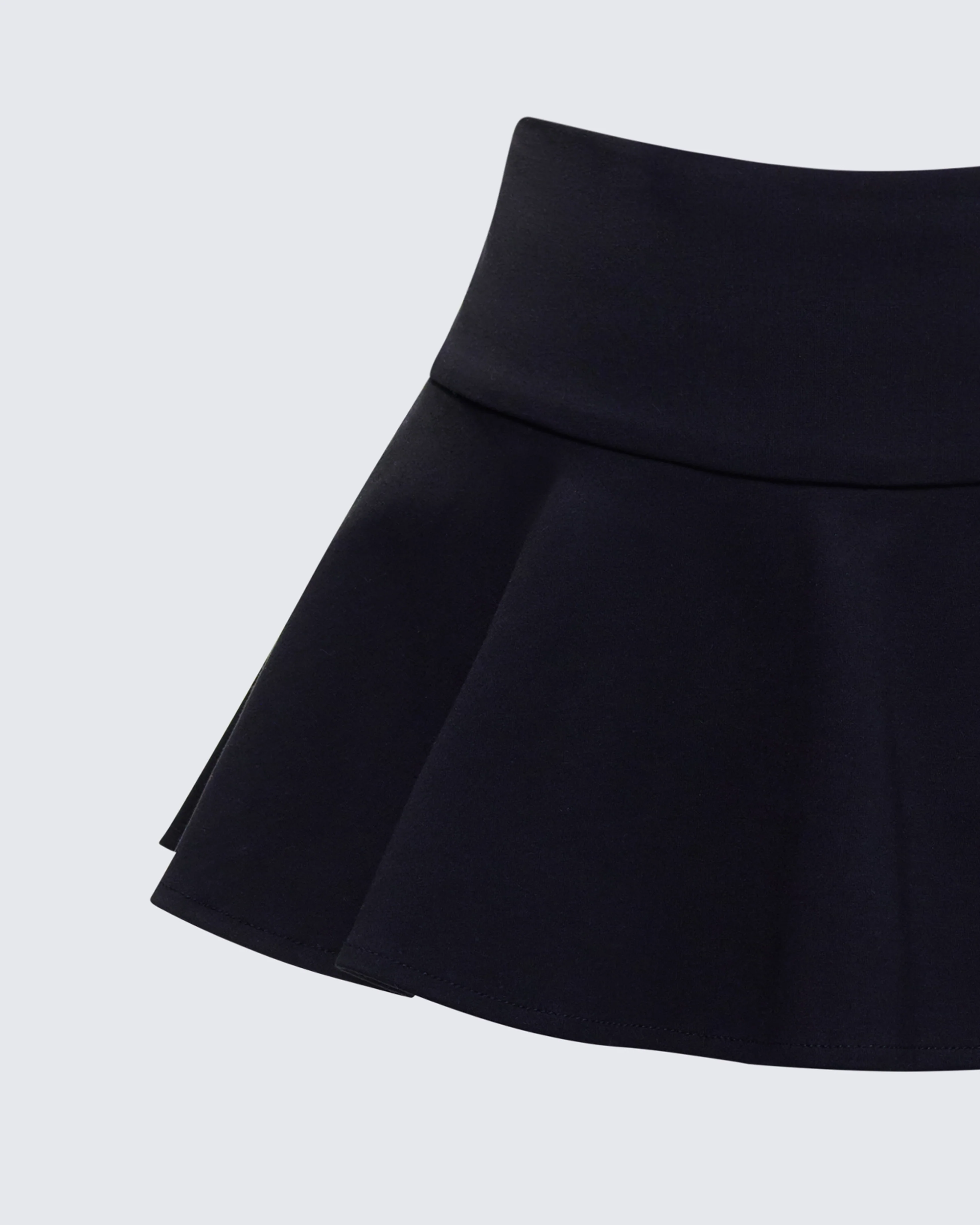 Pippa Black Ruffle Tiered Skort - Image 6